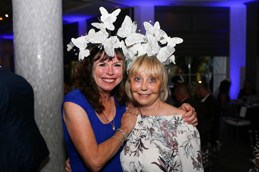 Cherie Gorenstein and Sherry Chapman at the 2019 Blue Ties & Butterflies.