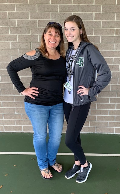 Pam Hyatt has served as a mentor to Brooke Martin, a Girl Scout and senior at Lakewood Ranch High School, for a year and a half. Hyatt has known Martin since Martin was 2 years old. Courtesy photo.