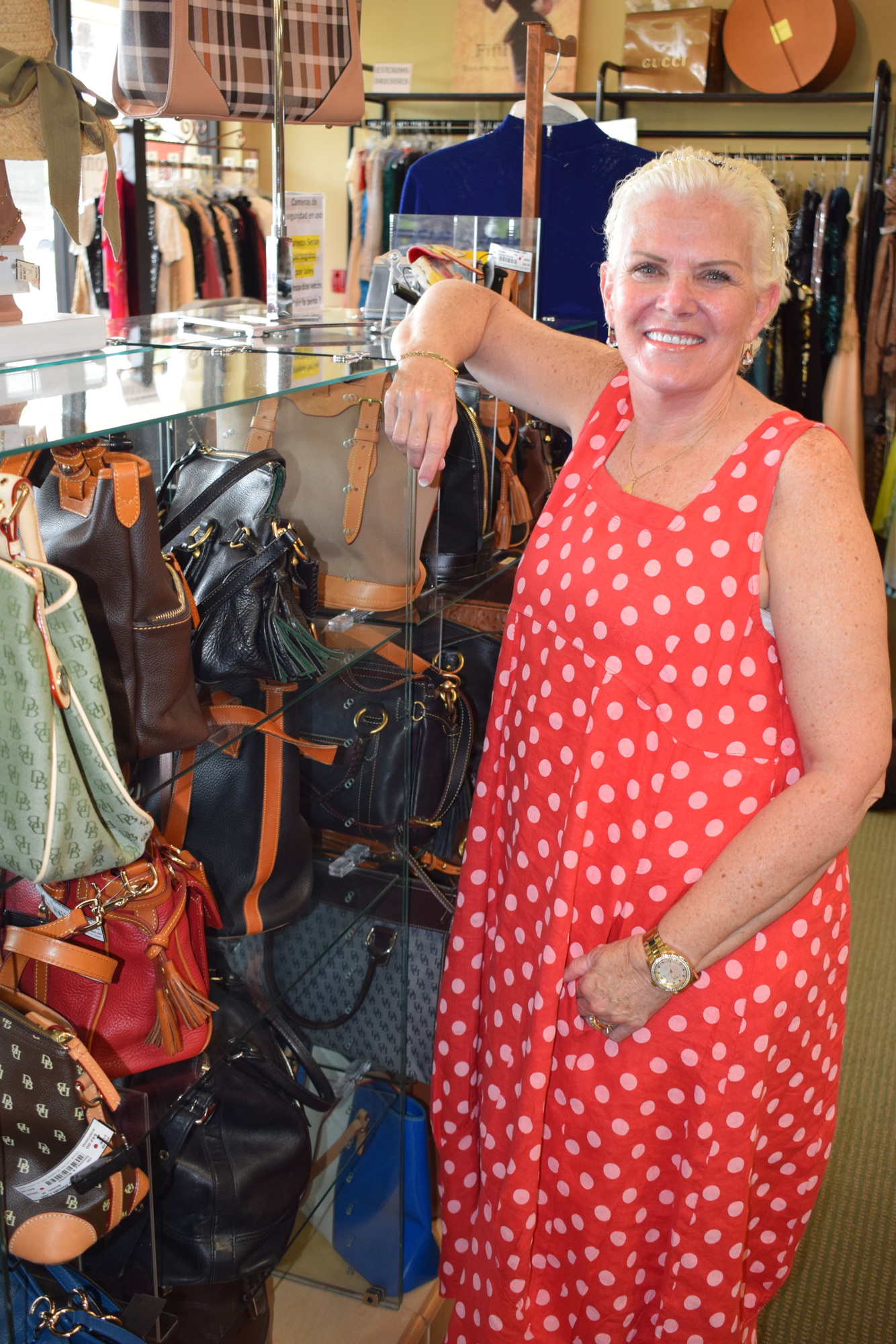 Judith Williams, the owner of Fifi's Fine Resale, has more than 15,000 consignors who depend on her.