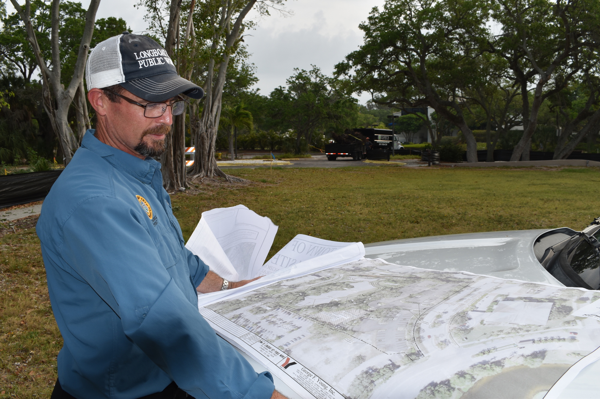 Longboat Key town projects manager Charlie Mopps said outdoor improvements to the Town Center Green site is expected to be completed by late summer.