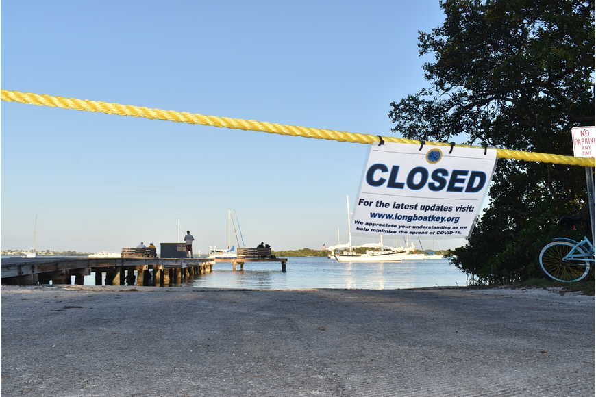 The public boat ramp on Linley Street was closed from March 26 until the afternoon of April 13.