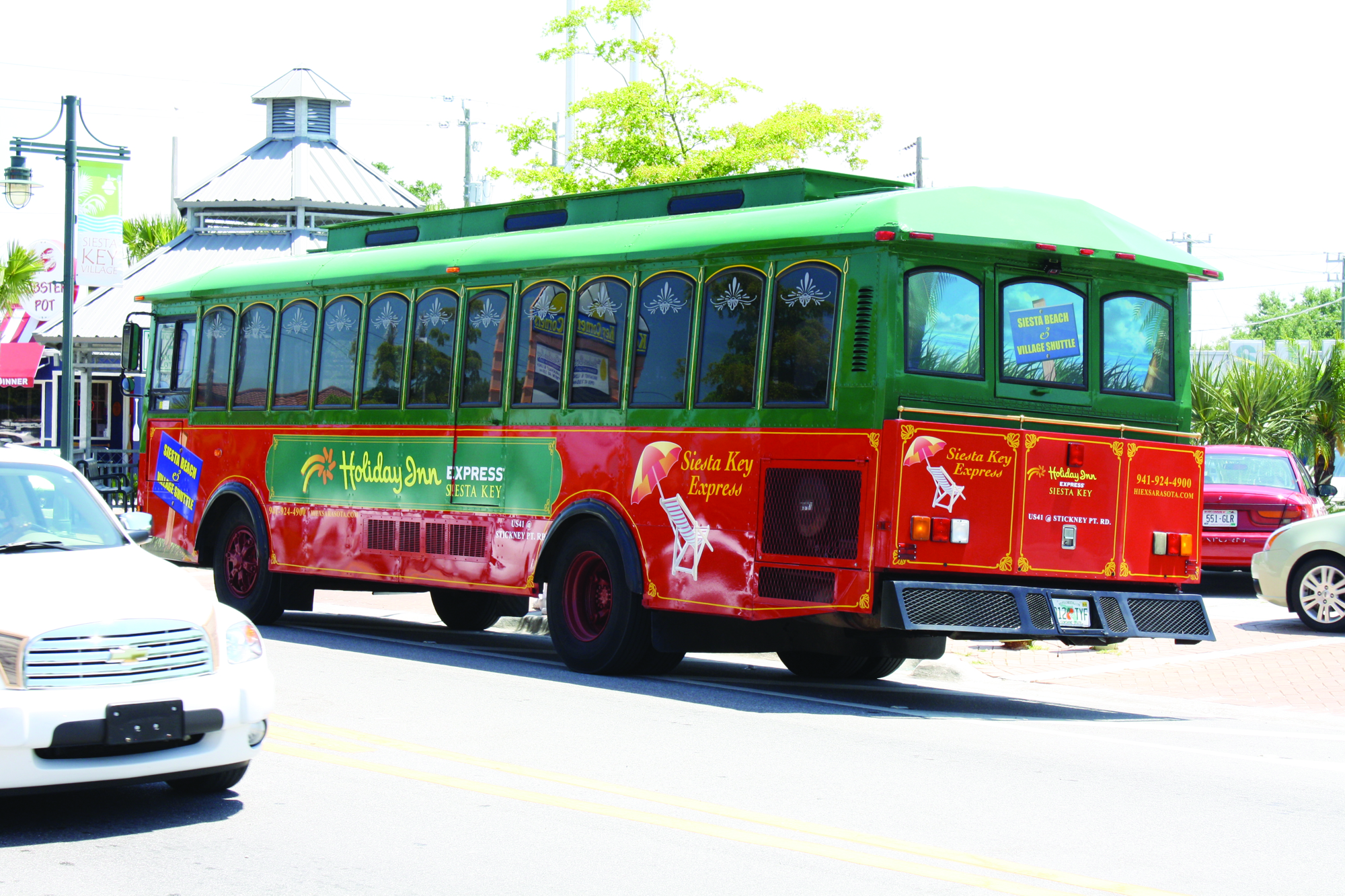 Commissioners discussed the possibility of using funds generated by a potential paid beach parking program to fund the Siesta Key Breeze Trolley.