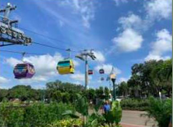 Commissioners discussed the possibility of an air gondola to get people to and from Siesta Key. Photo courtesy