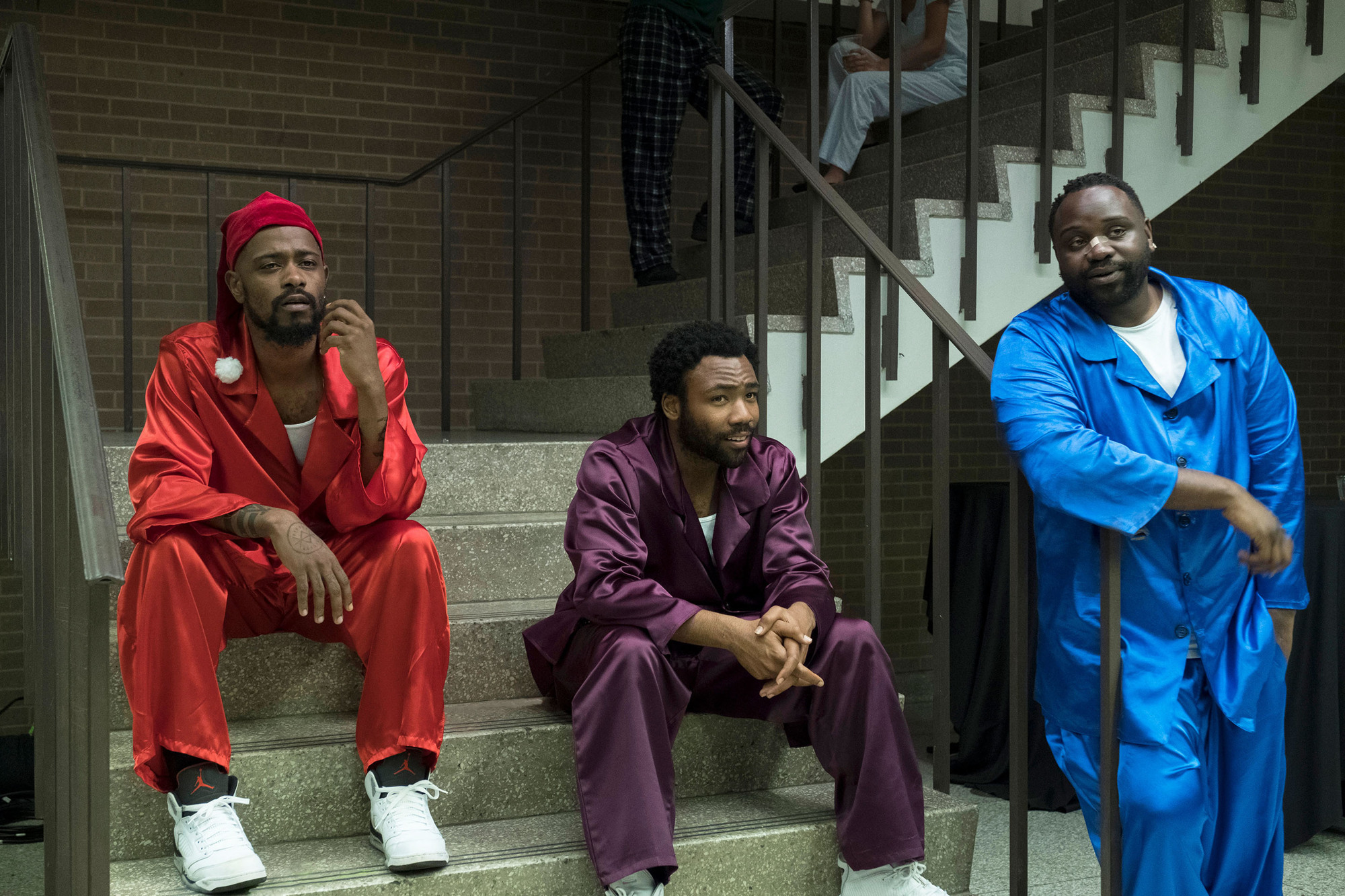 LaKeith Stanfield, Donald Glover and Brian Tyree Henry in 
