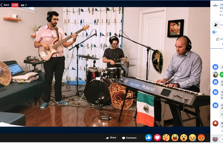 La Lucha was scheduled to play at Main Street at Lakewood Ranch’s May Music on Main concert. Because it was canceled, LWR Communities had the band play live virtually for the May 5 Cinco de Mayo celebration.