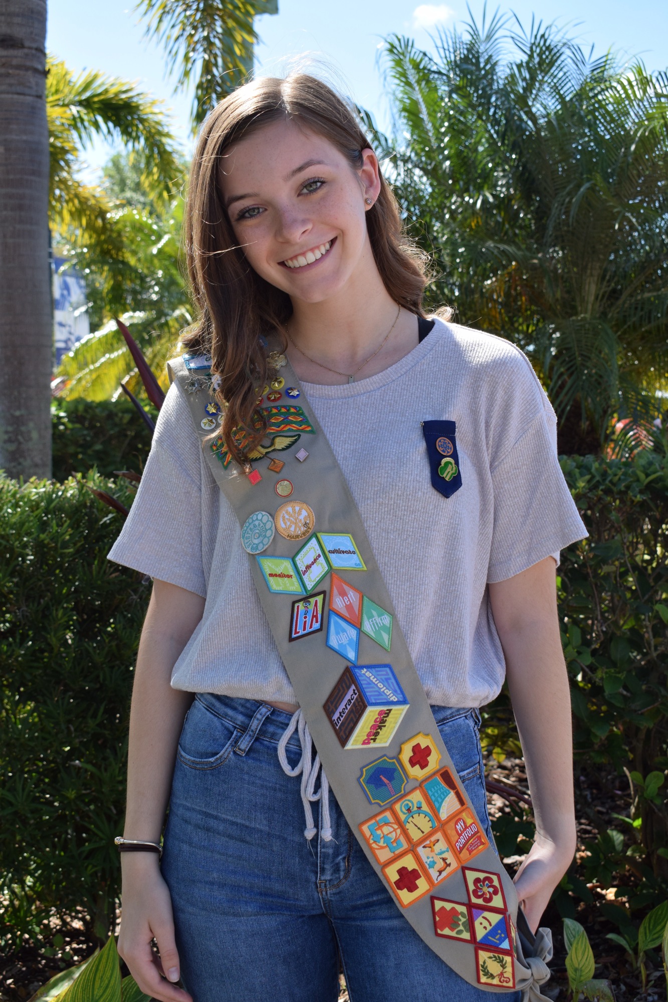 Brooke Martin receives the Dr. Elinor Crawford Girl Scout College Scholarship and the Lyndi Cyphers Memorial College Scholarship. File photo.