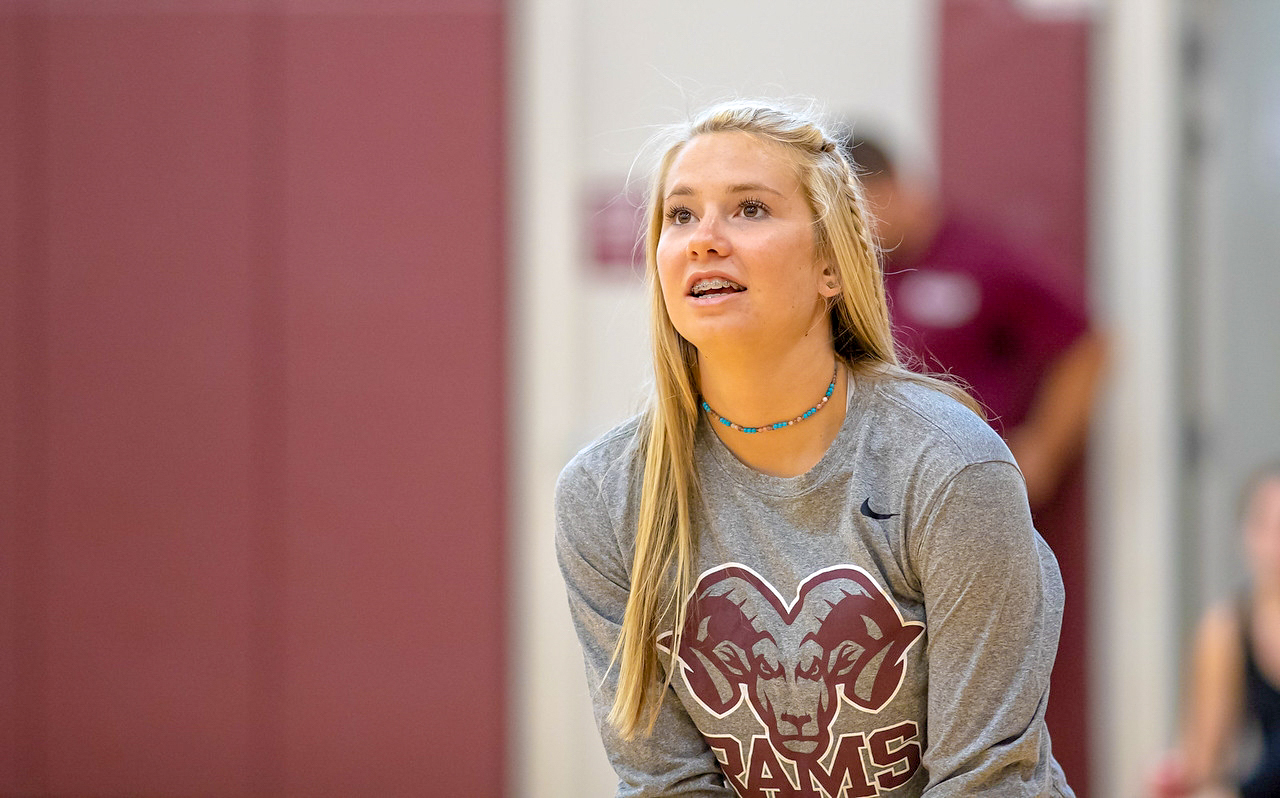 Riverview junior McKenna Flaherty said she thinks the Rams' indoor volleyball team will grow as the season goes along. Courtesy photo.