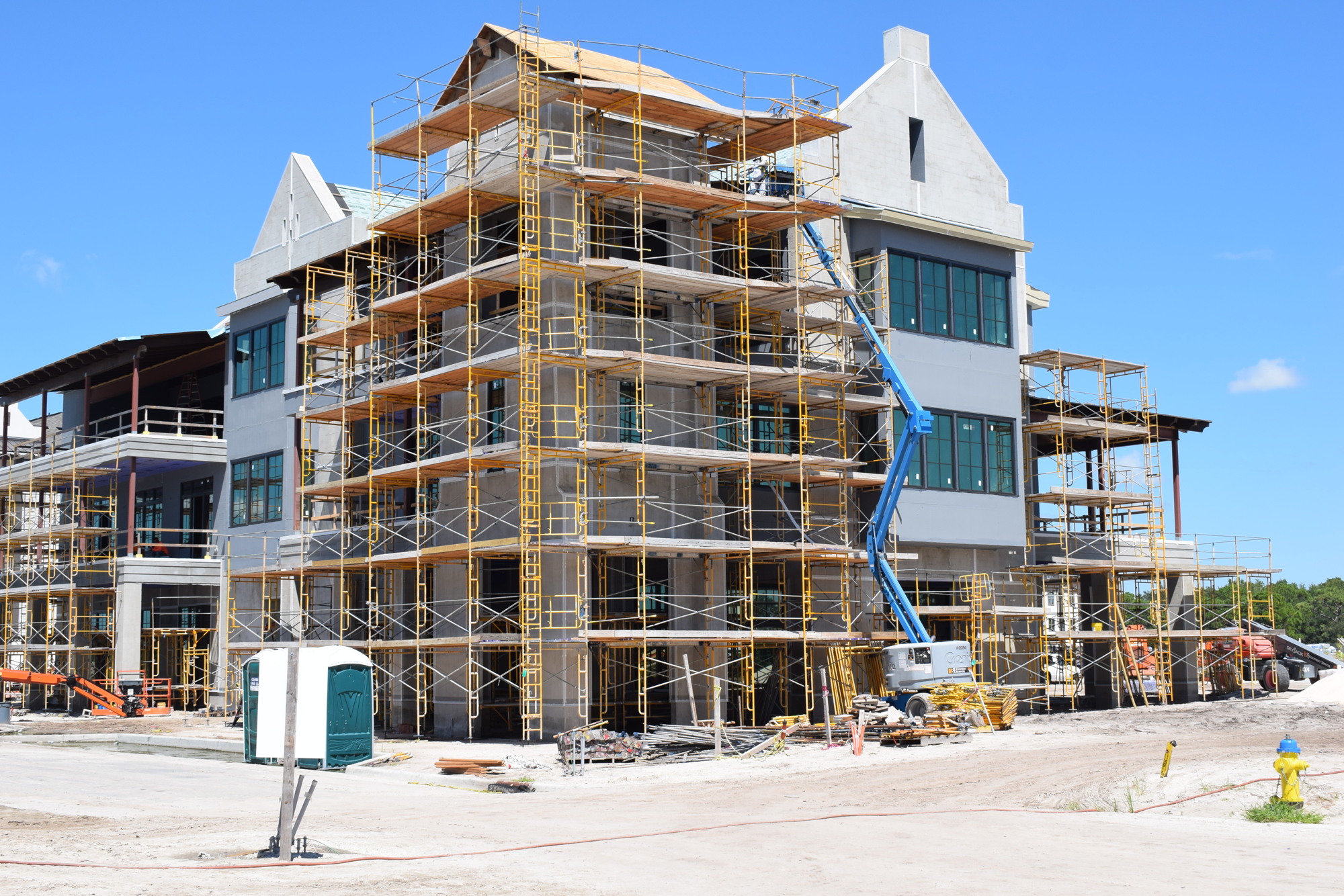 Waterside Place is taking shape as it advances to its opening in the spring.