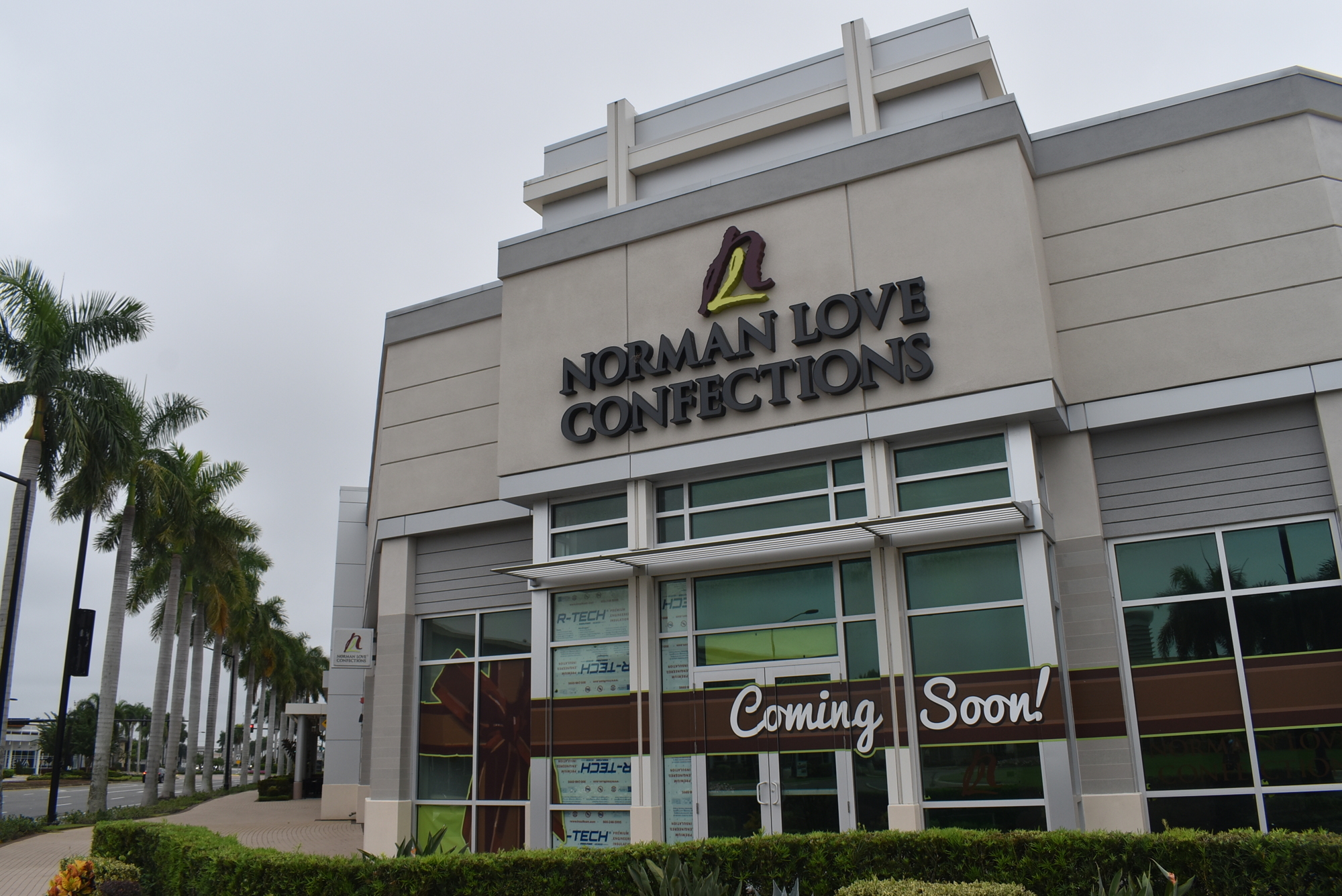 Norman Love Confections will be, in part, a dessert restaurant. It is scheduled for completion in late October or early November.