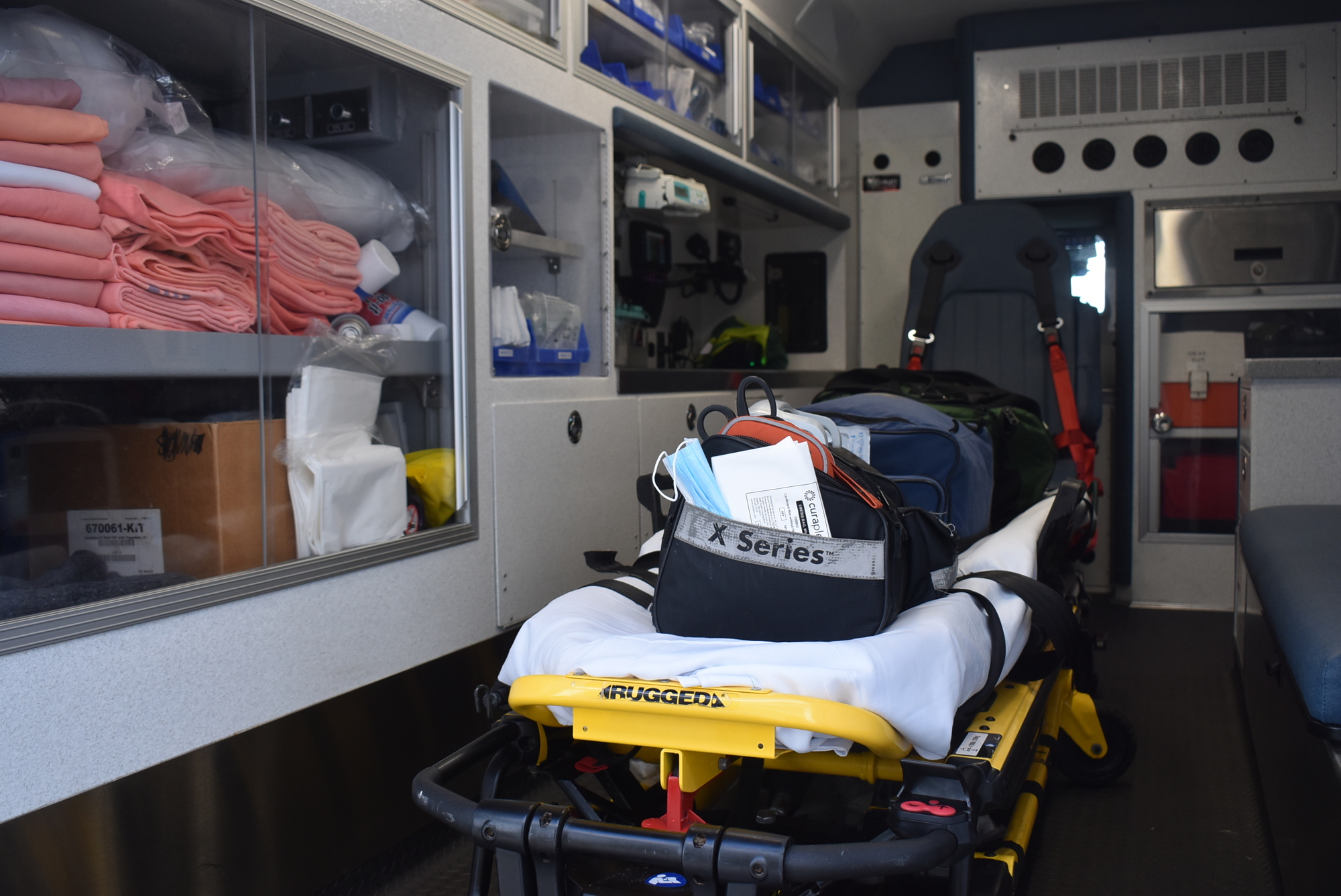 Manatee County is purchasing two new Braun Super Chief ambulances in October. Manatee County now has 21 ambulances in its fleet.