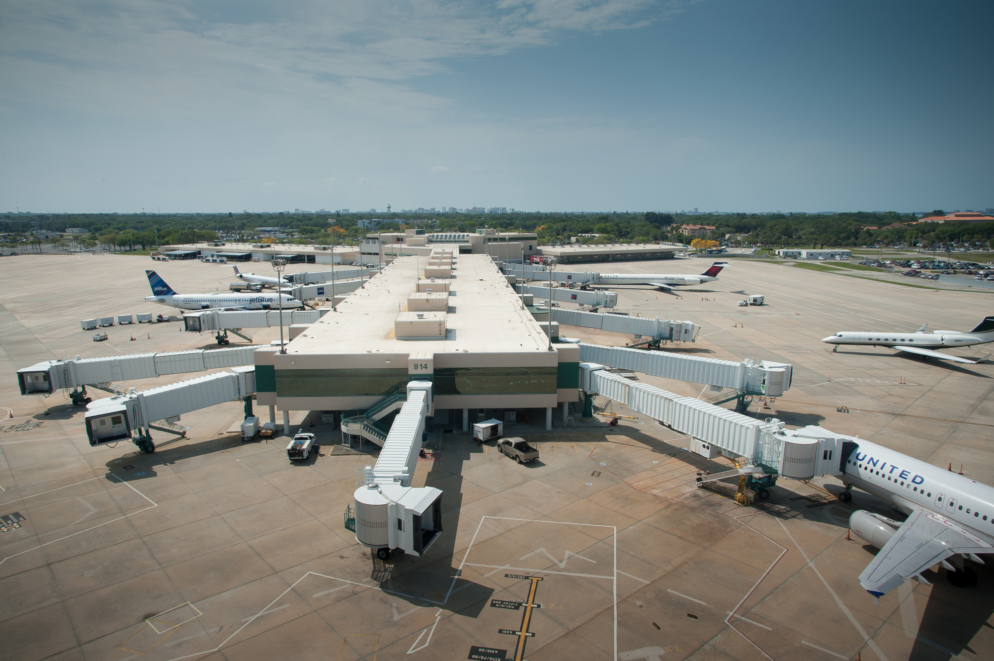 By planning around large hubs of activity, the MPO hopes to both improve transportation and the economic health of the region. Photo courtesy Sarasota-Bradenton International Airport.
