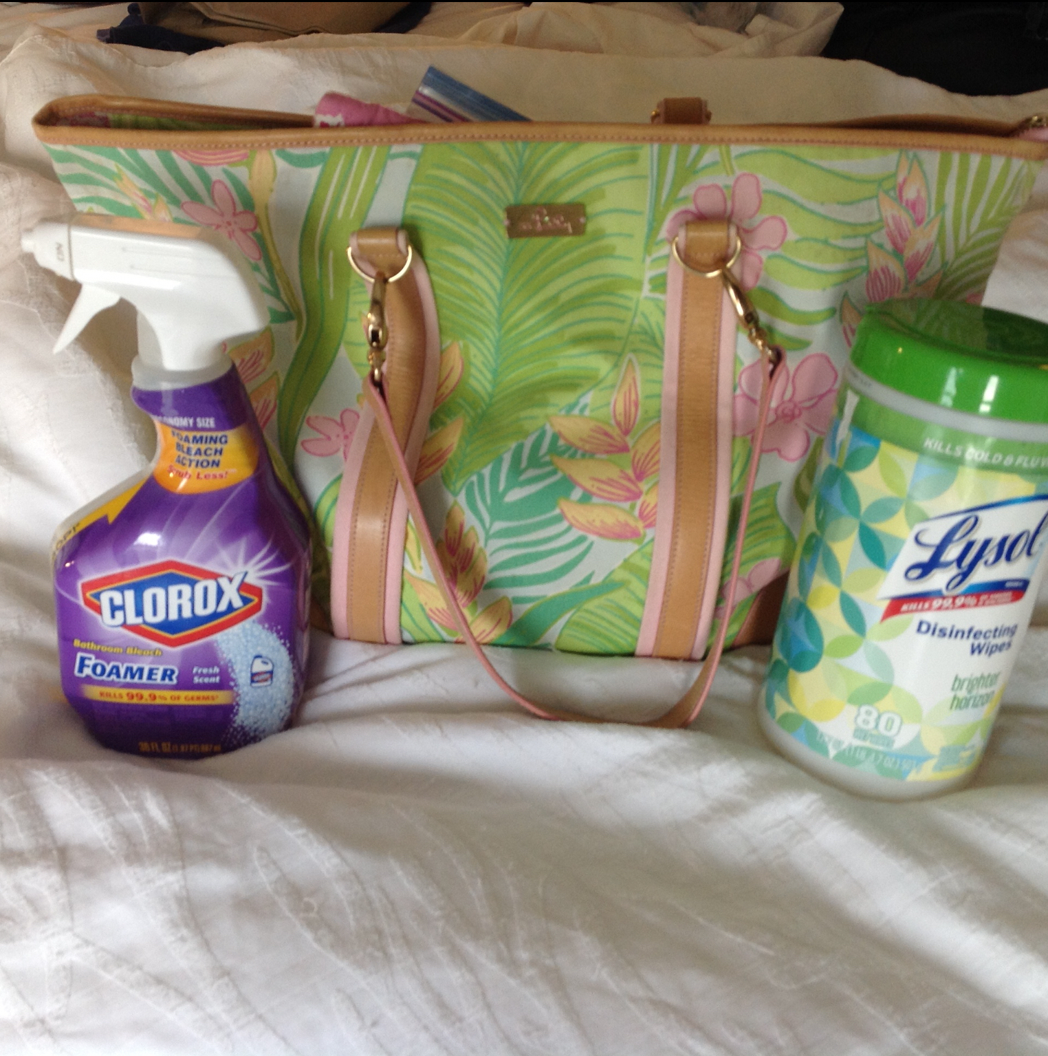 When Mary Baker left in March, she traveled with these essentials. She's expecting a similar journey when she returns.