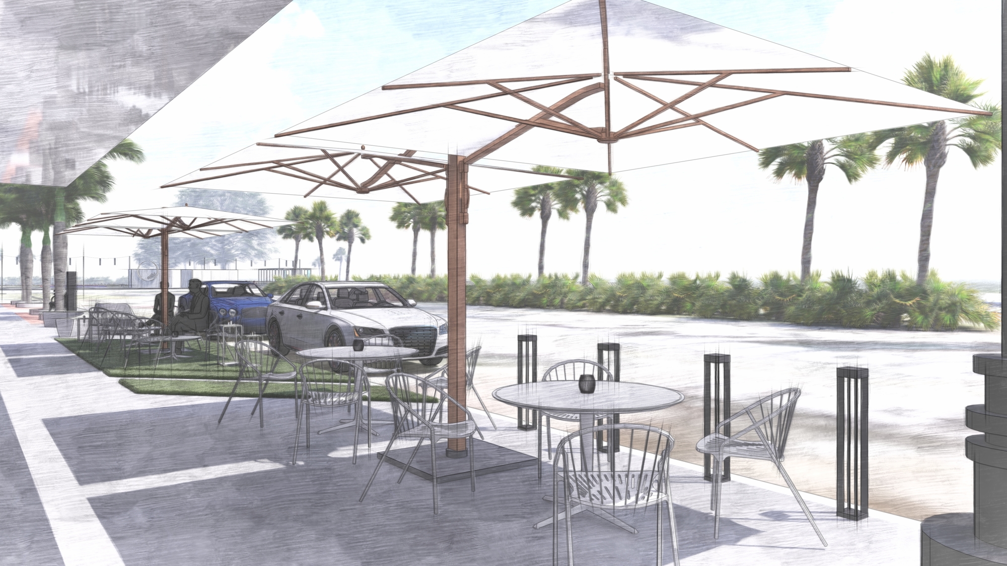 Dan Lear suggested adding public seating could give visitors to St. Armands more options if they wanted to take out food from a restaurant but continue to hang out in the area.