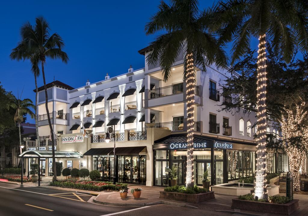 Dan Lear shared an image of the Inn on Fifth in Naples as an example of a hotel that exceeds the current height limit in St. Armands Circle but might still be palatable for the community. Photo courtesy Inn on Fifth.