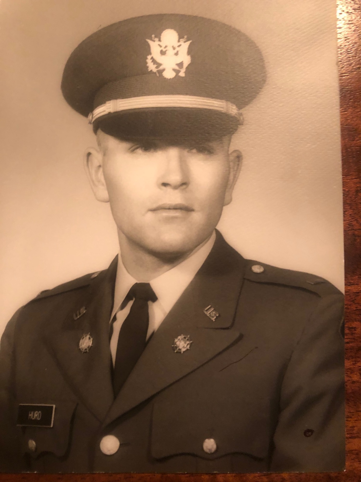 Richard Hurd in 1967 after his graduation from the Army's Officer Candidate School in Fort Benning, Ga..