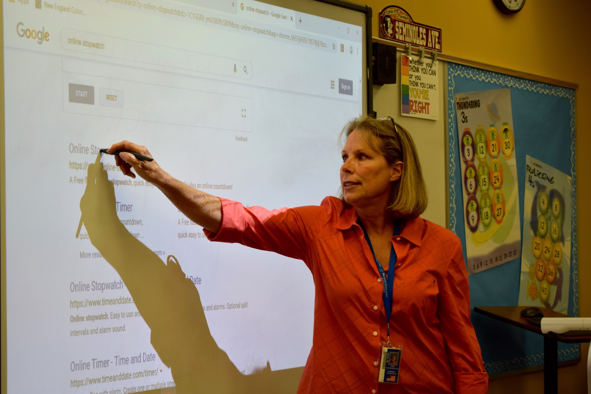 Freedom Elementary School fifth grade teacher Linda Bryan-Beachler has worked with several University of South Florida Sarasota-Manatee student interns as they strive to receive their undergraduate degrees in education. File photo