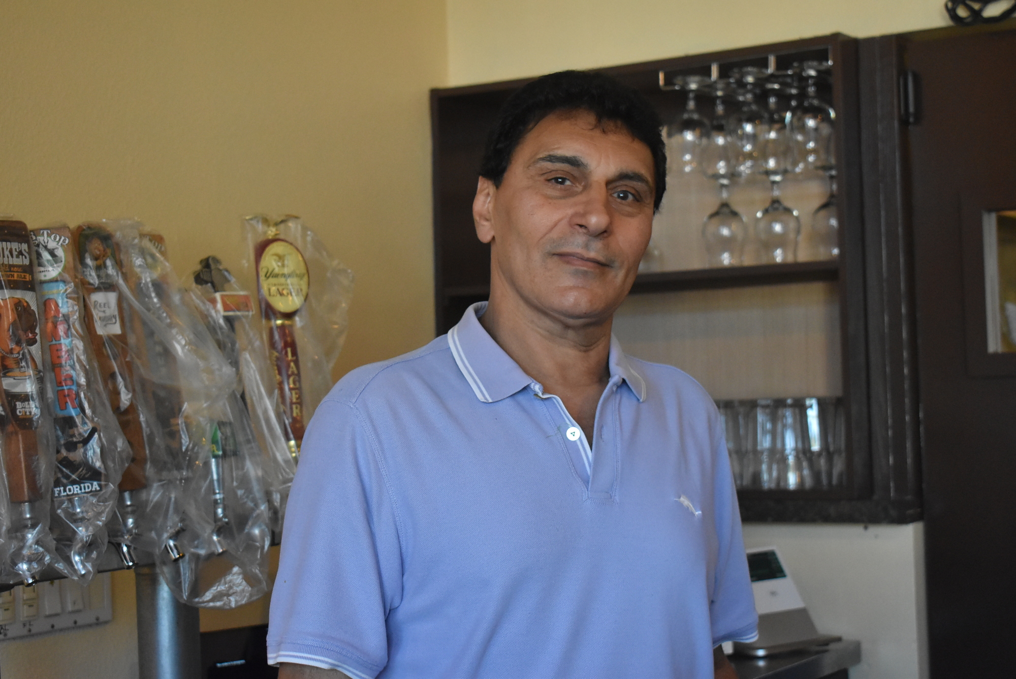 Nabil Rezkalla is a co-owner and chef of Riviera Mediterranean Grille, which serves Italian and Mediterranean food. Rezkalla was born in Egypt and is half-Egyptian, half-Italian.