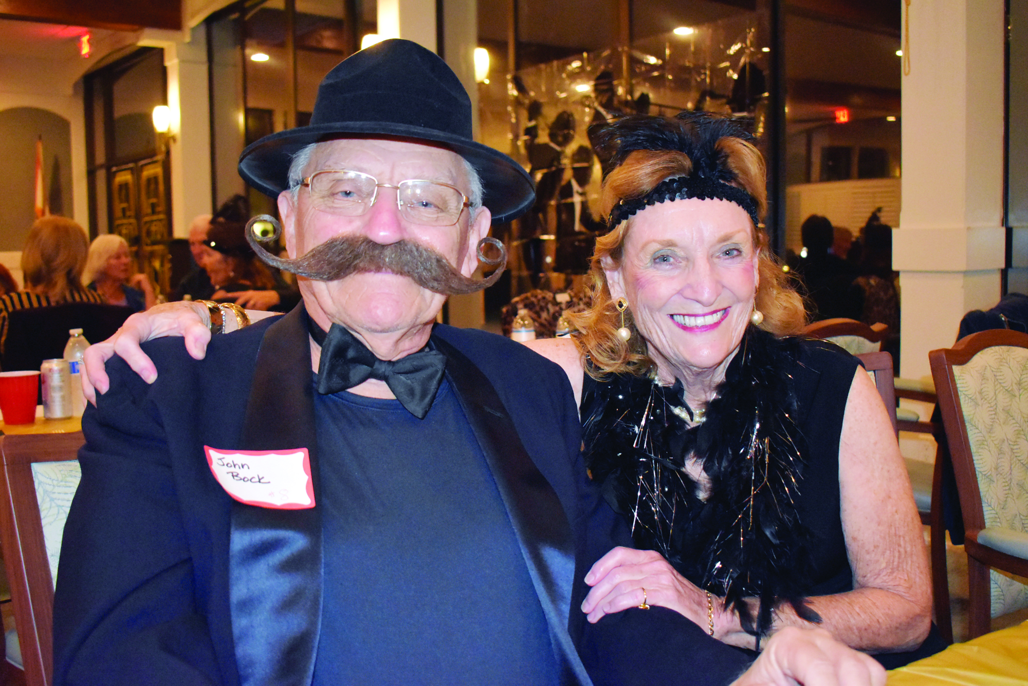 Jan. 30: John and Mary Bock enjoyed a trip back to the 1920s at Longboat Harbor in January.