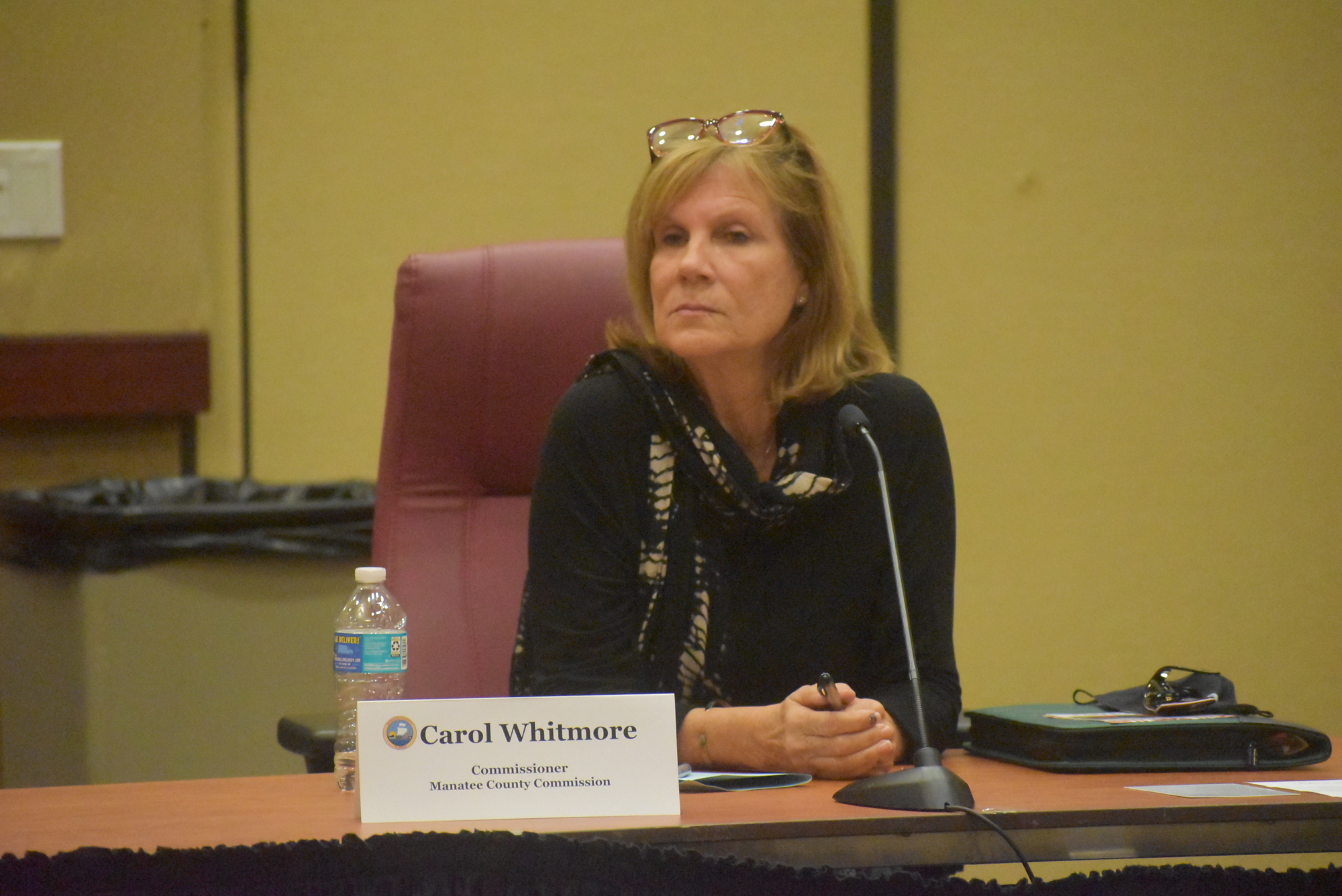 Commissioner Carol Whitmore disagrees with Baugh’s notion that county staff runs the government.