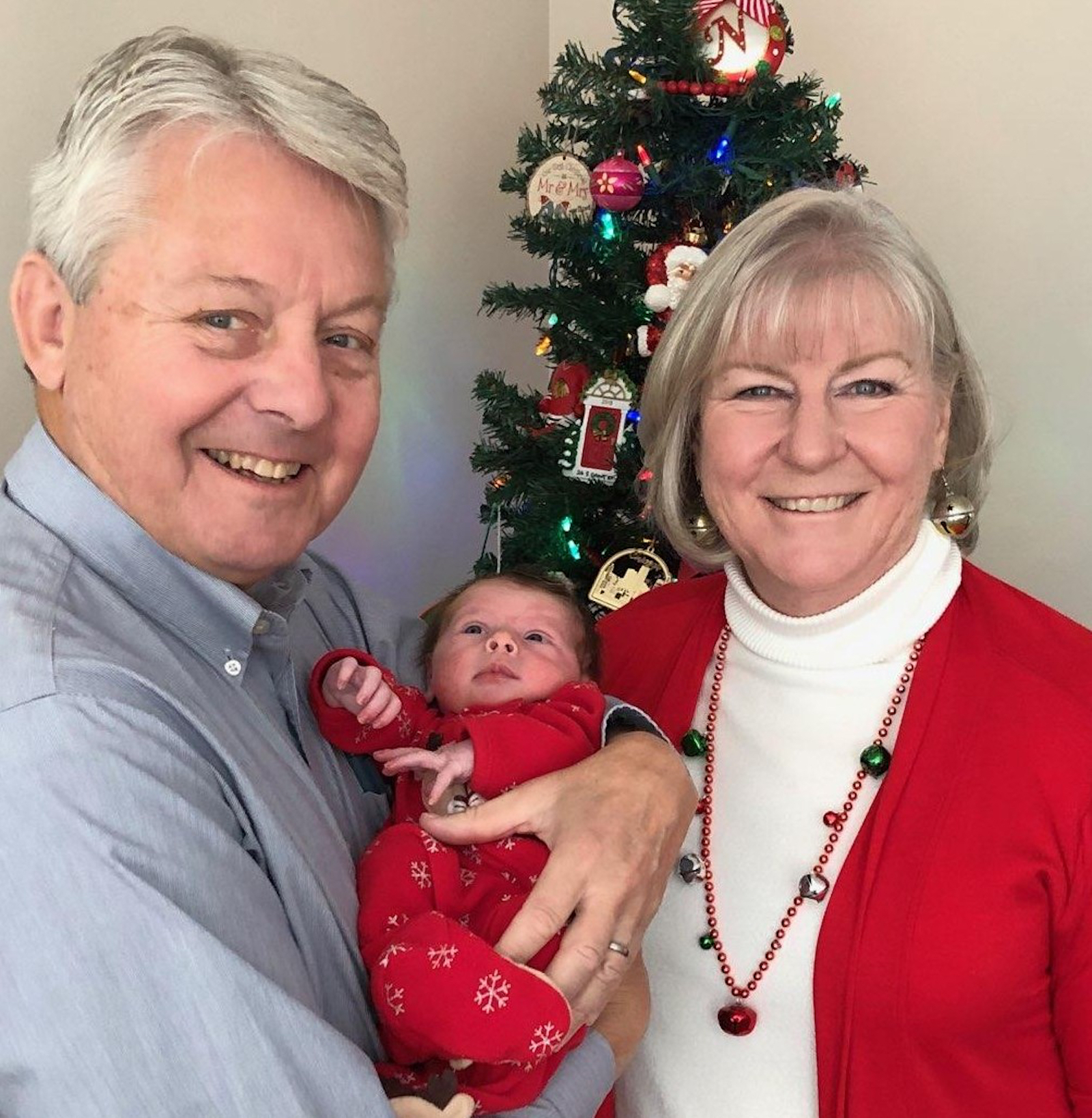 Bob and Carol Erker with their granddaughter, Penny, in 2019.