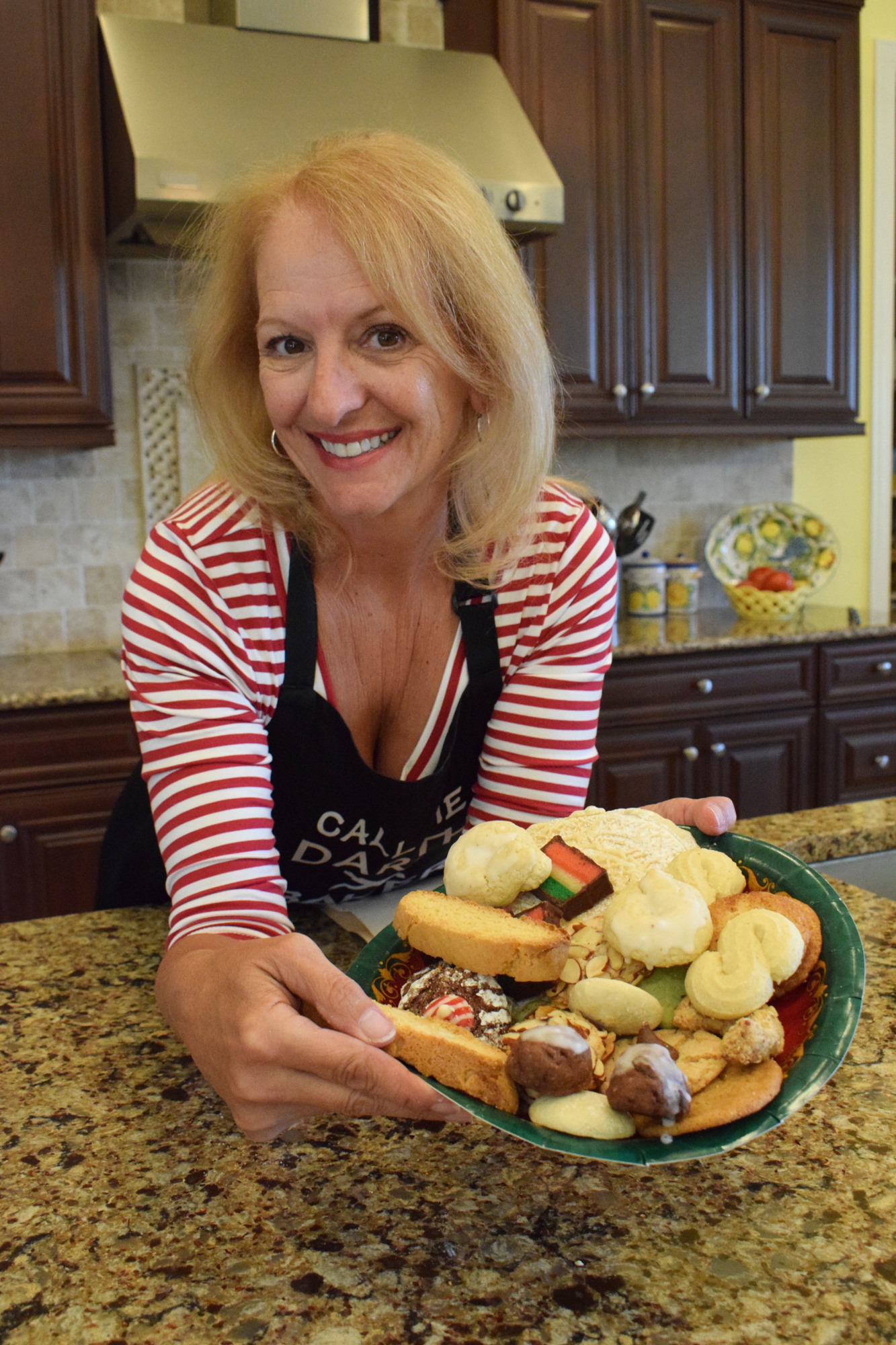 Esplanade's Nancy Musson bakes 15 to 17 kinds of Italian cookies each year.