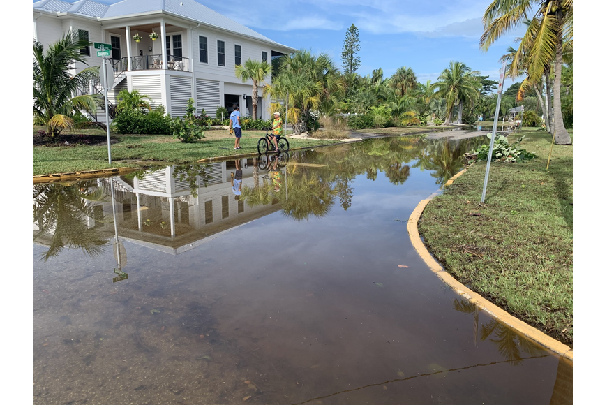 Tropical Storm Eta flooded more than 200 homes in Longboat. File photo.