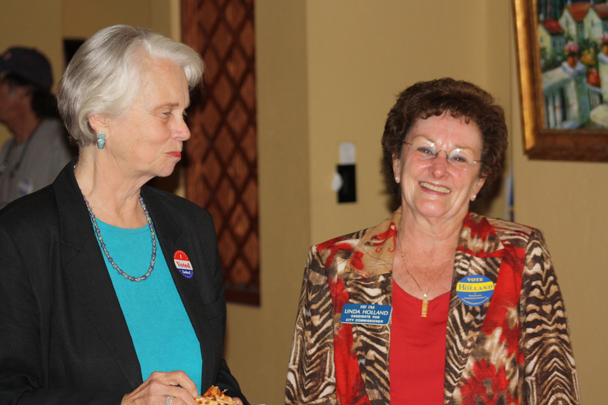 Participation in CCNA often leads to political ambition, including for some of its founding members. Mollie Cardamone, left, served on the City Commission from 1993-2011, and Linda Holland ran for a seat in 2011 and 2013. File photo.