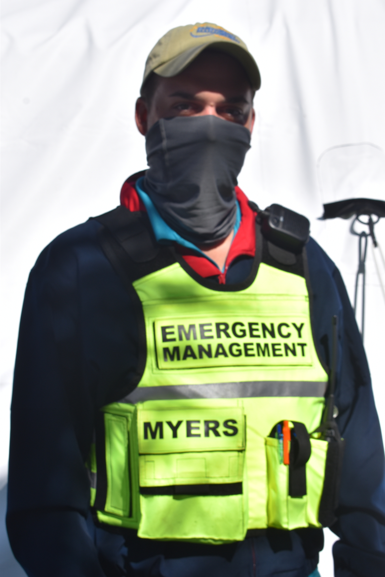 Matthew Myers is a coordinator for the Manatee County Emergency Management Division, which is currently balancing responsibilities between COVID-19 and hurricane preparation.
