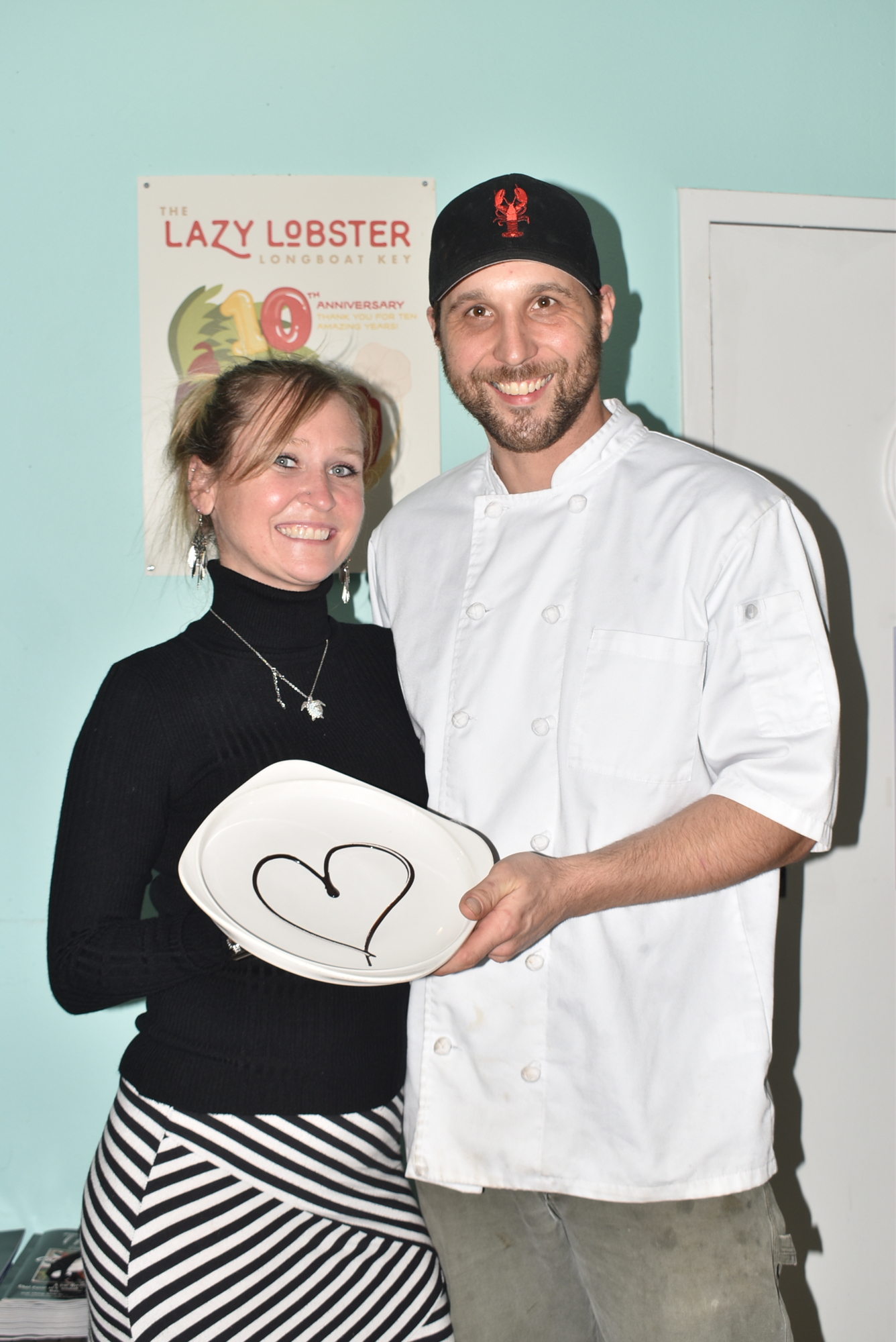 Michelle and Chris Reed, manager and chef of the Lazy Lobster and husband and wife.