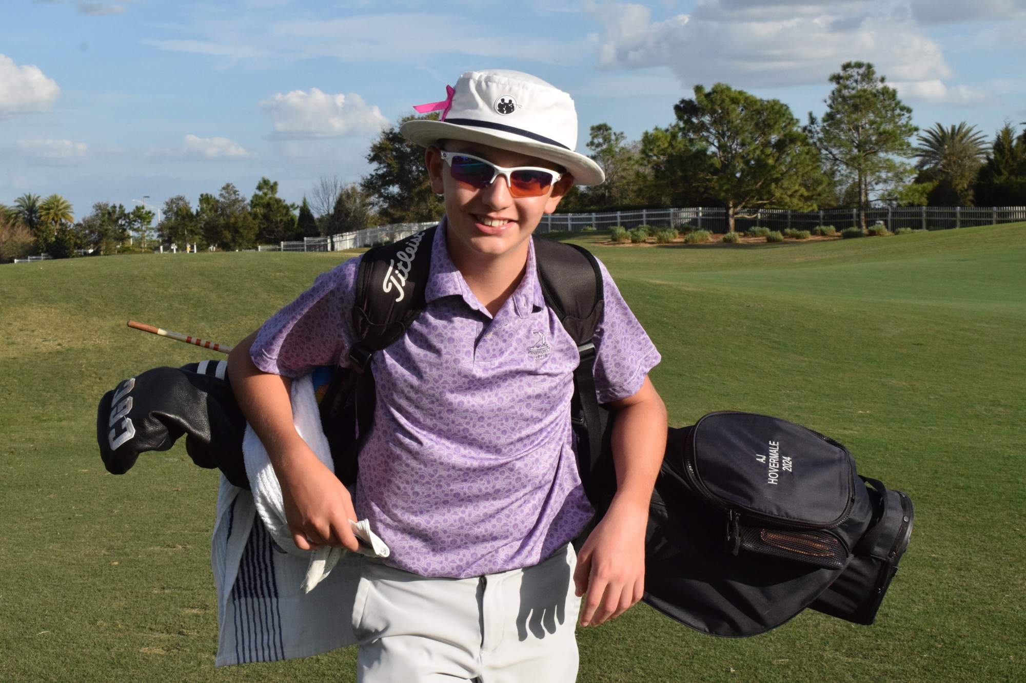 Country Club East's AJ Hovermale wants to see how players are physically and mentally while on the course.