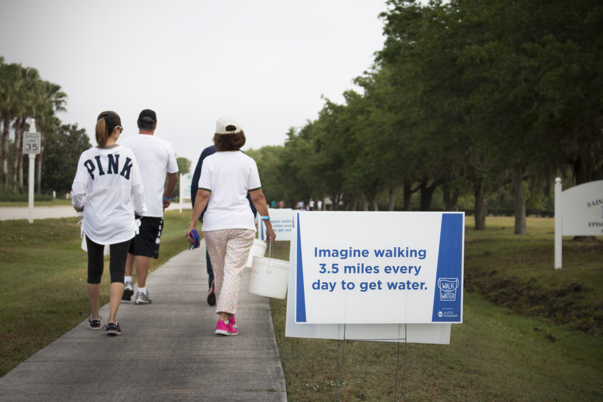 Rotary Club of Lakewood Ranch members participate in Walk for Water. This year, the club is working to raise $155,000 to help provide clean water and sanitation to a village in Peru. Courtesy photo.