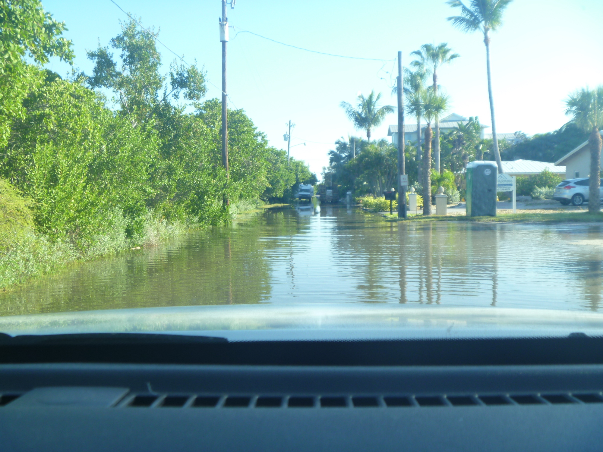 Lyons Lane is an area of Longboat Key that is prone to flooding whenever there is rain, a tropical storm or hurricane. This photo provided by the town of Longboat Key was taken in September 2019.