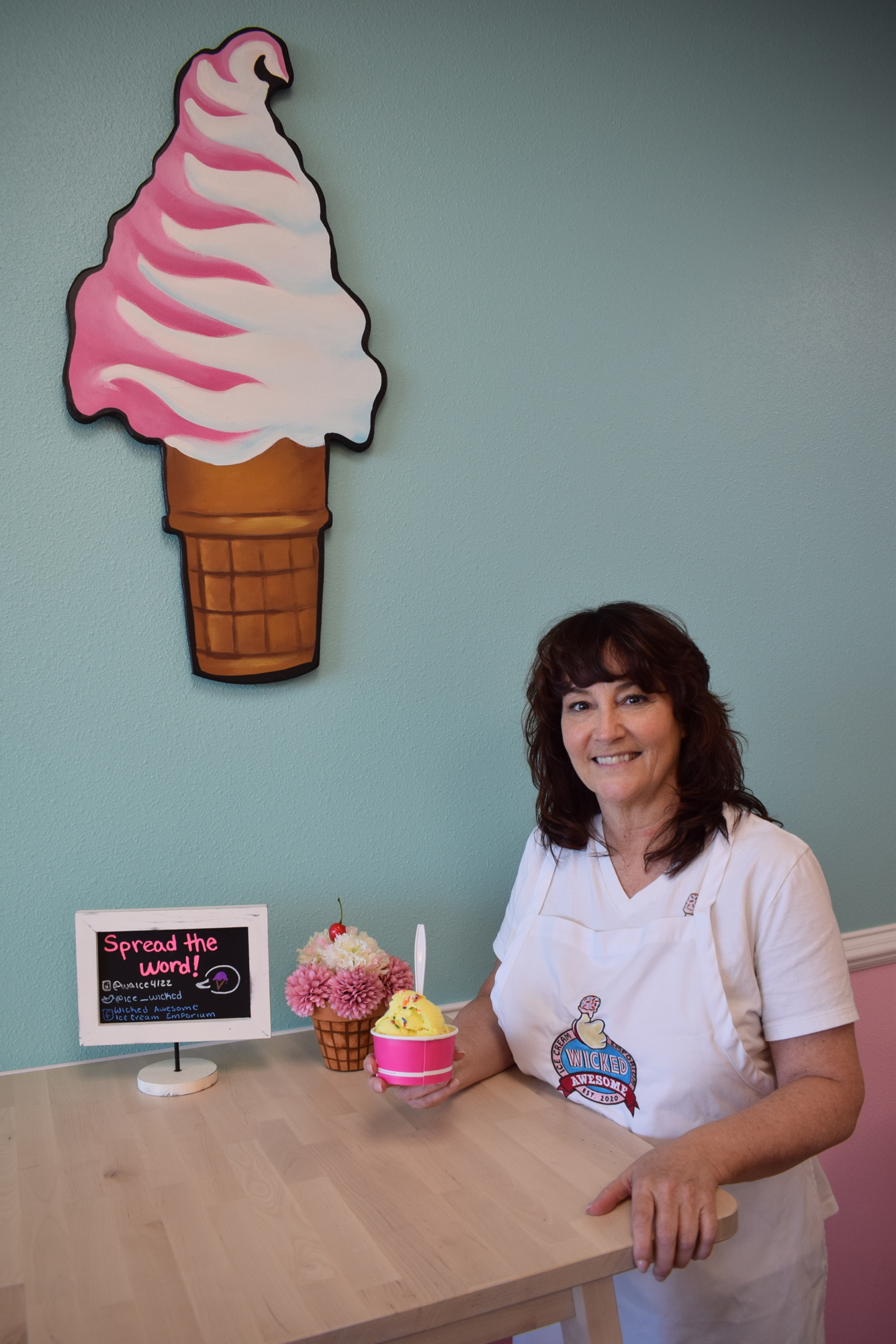 Besides her delicious ice cream, Michelle Noel serves up whimsy in her shop on Lakewood Ranch Boulevard.