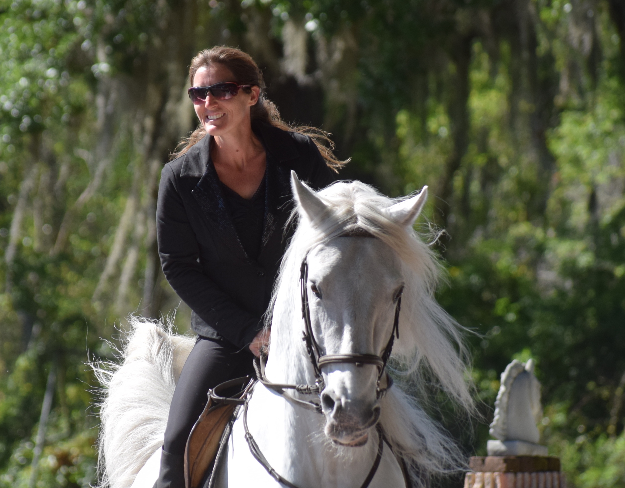 Rebecca McCullough says the show will go on at Royal Lipizzan Stallions in Myakka City.