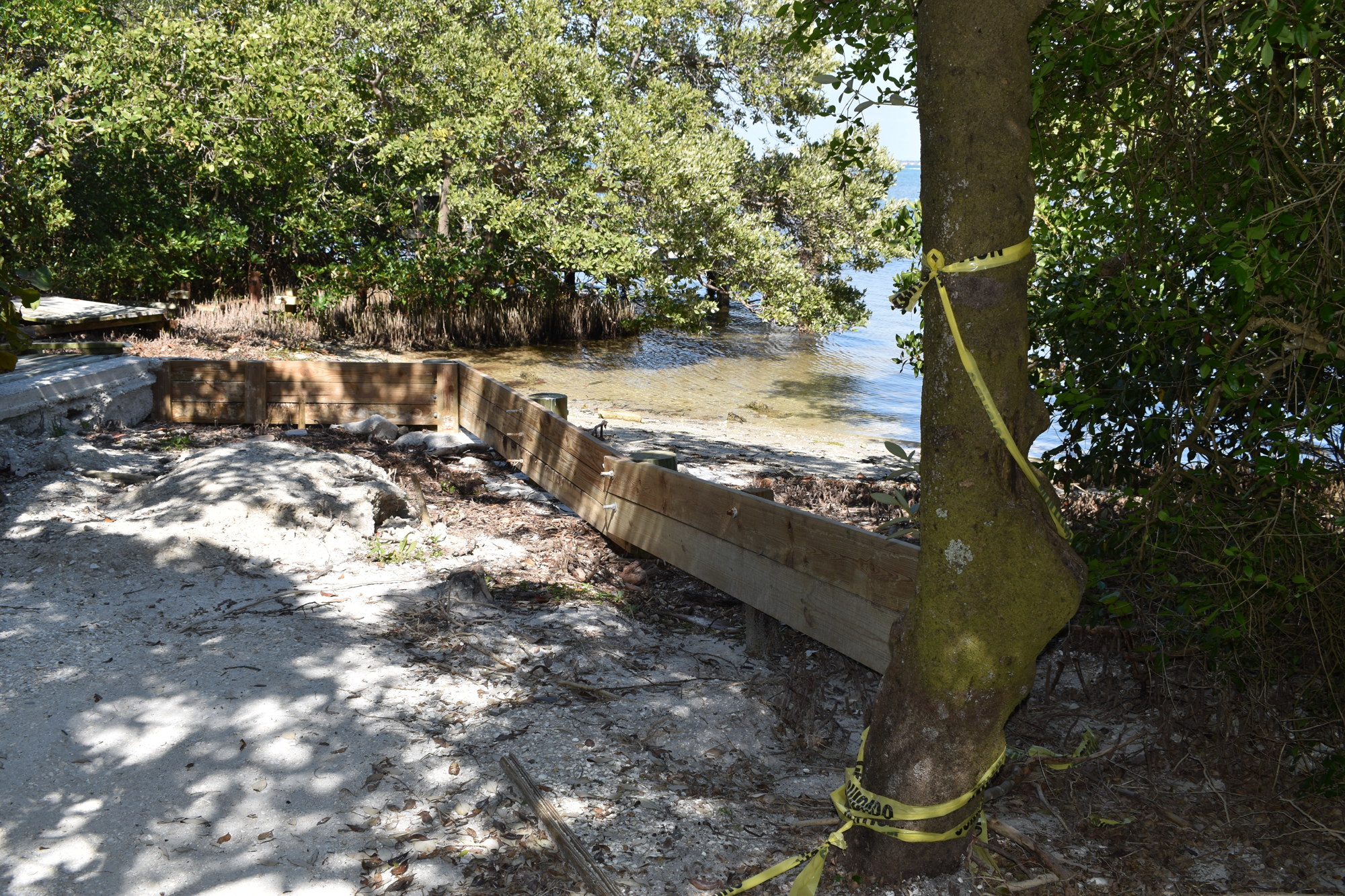 A 213-foot section of a boardwalk and an observation deck in Joan M. Durante Park will get converted to composite.