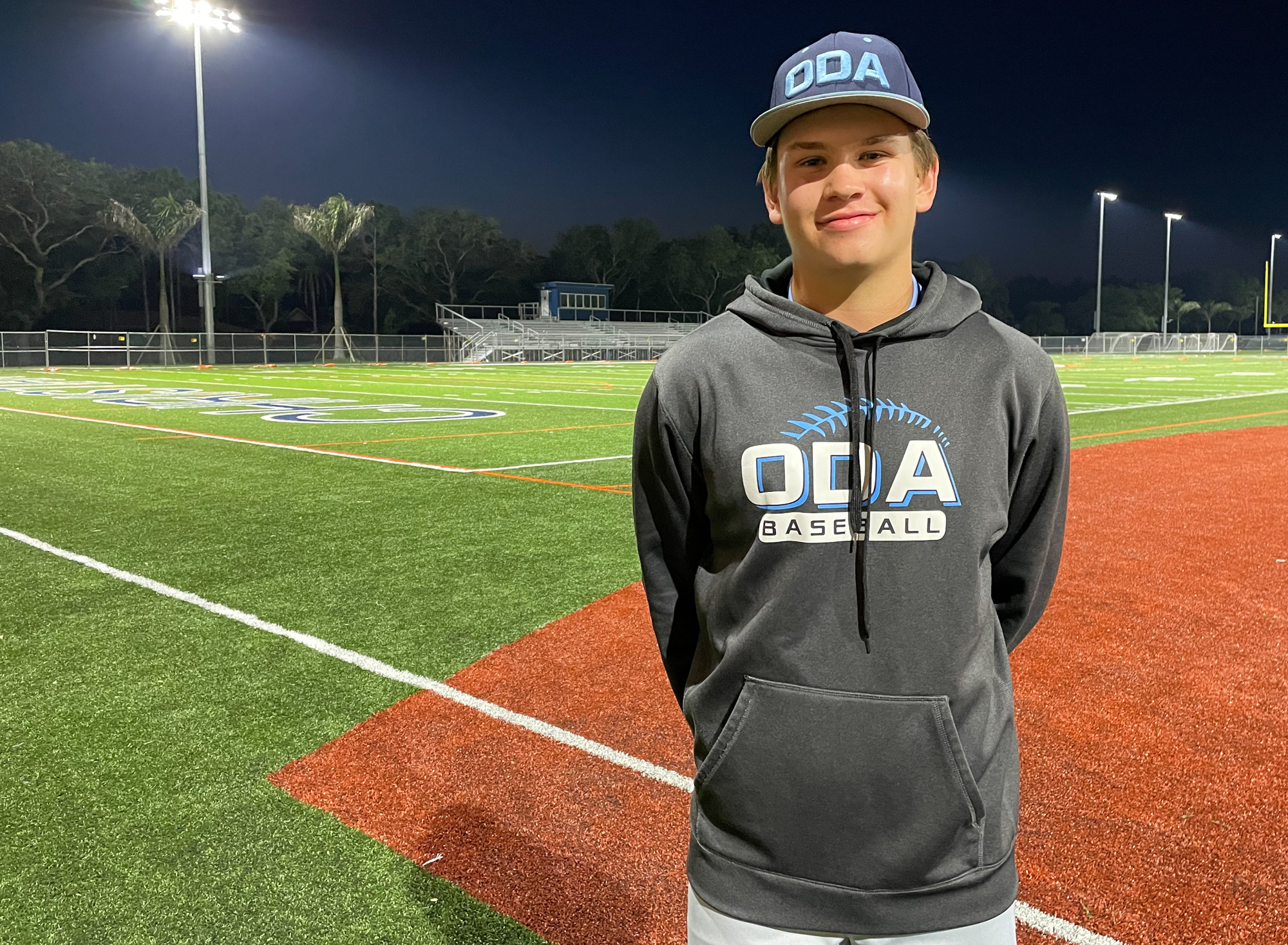 Luke Geske, a sophomore at ODA, has committed to the University of Miami.