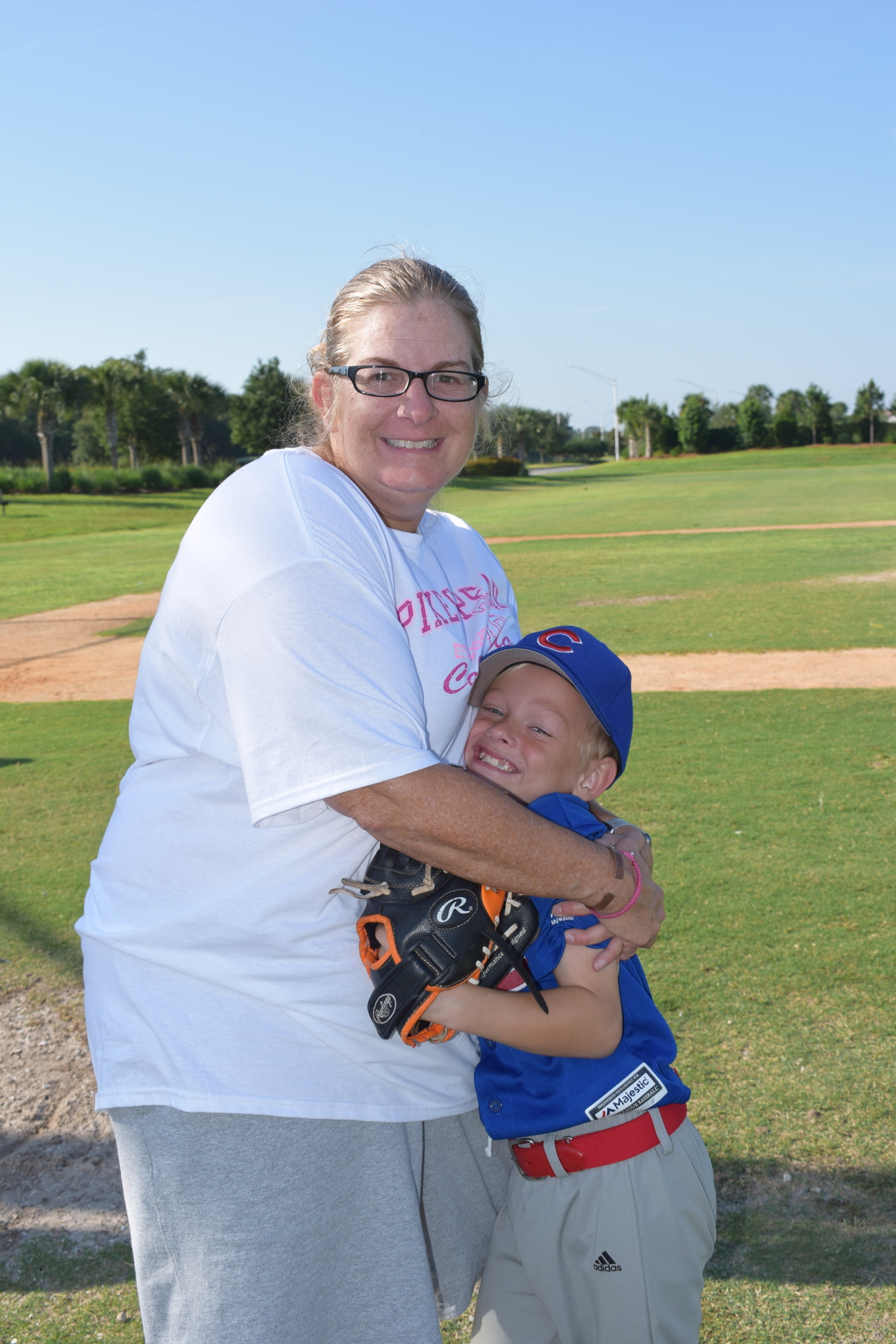 Lakewood Ranch's Jen Newman and her 8-year-old son, Drew.