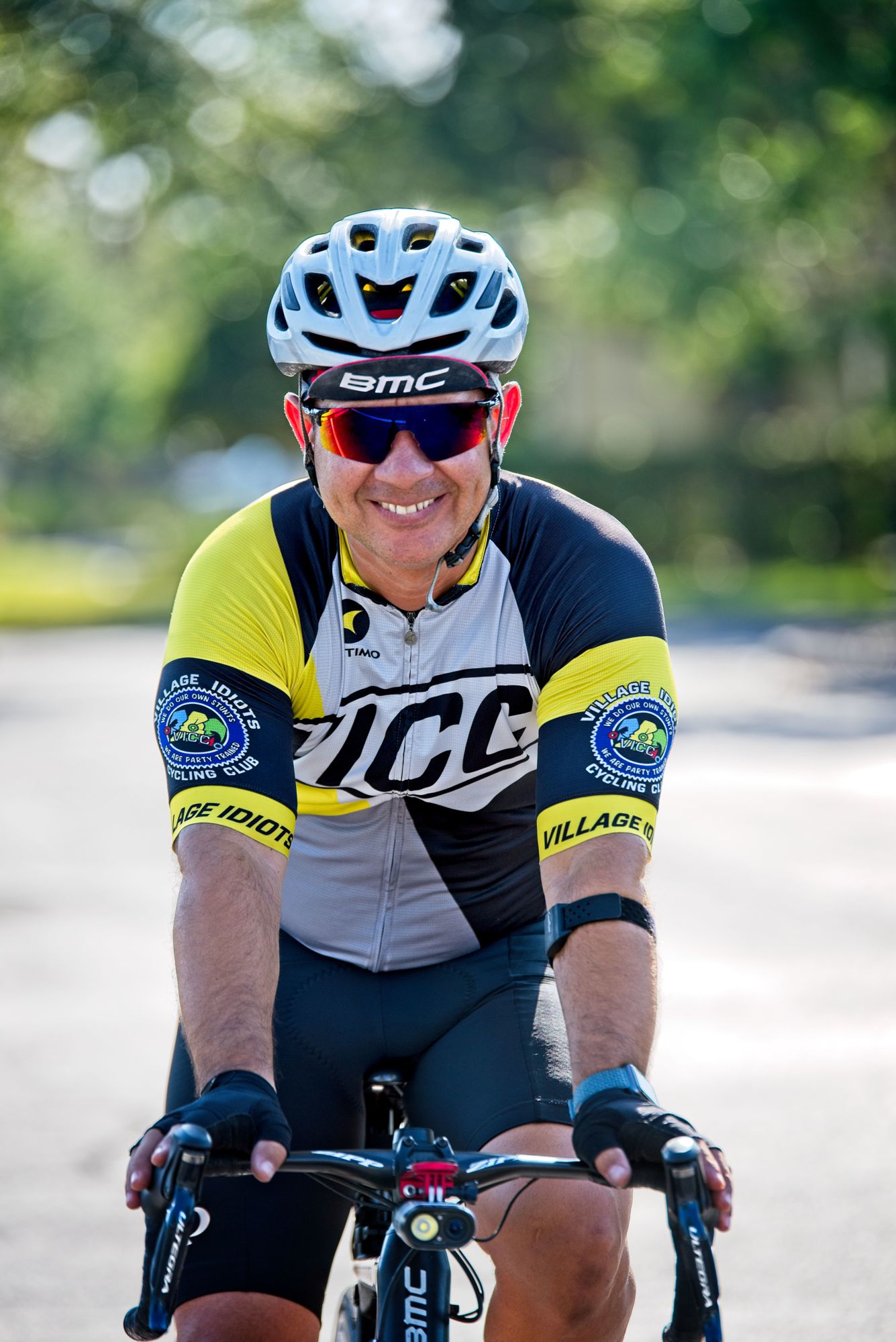 Leonardo Solorzano warms up before a Wednesday night ride with the Village Idiots Cycling Club, which was named the Florida Bicycle Association's Club of the Year in 2020. (Photo courtesy of OdellPhotos.com)