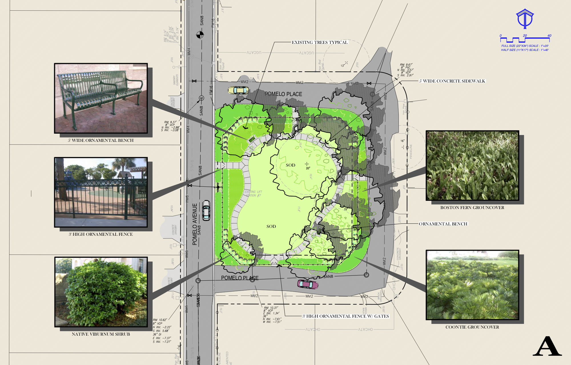 Following the demolition of Lift Station 7 on Pomelo Avenue, the city intends to construct a pocket park on the site. Image courtesy city of Sarasota.