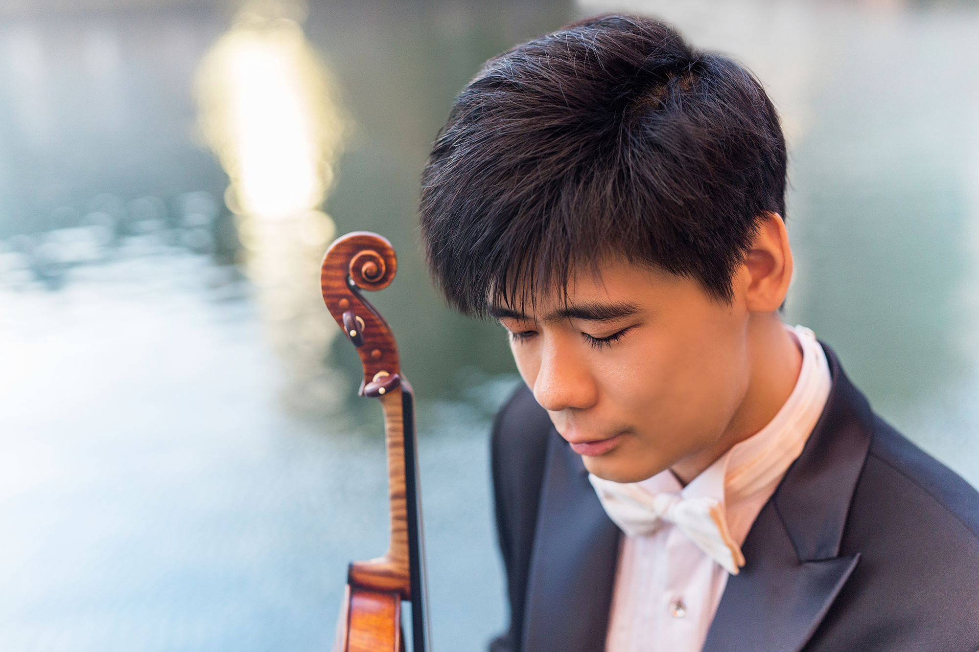 Angelo Xiang Yu will perform the violin for the first concert. Courtesy photo.