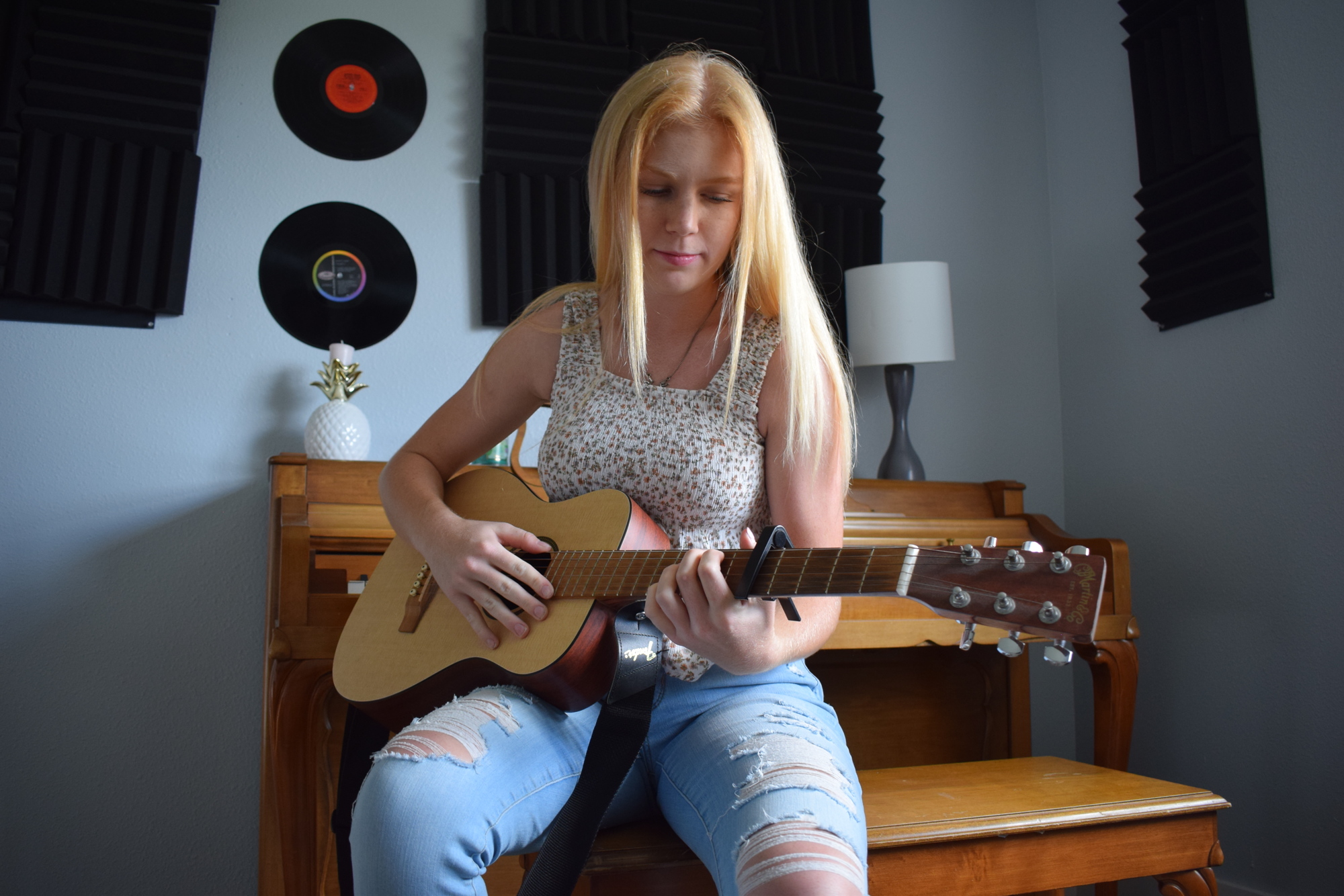 Kaitlyn Hornung says Music Compound has helped her learn more about songwriting style.