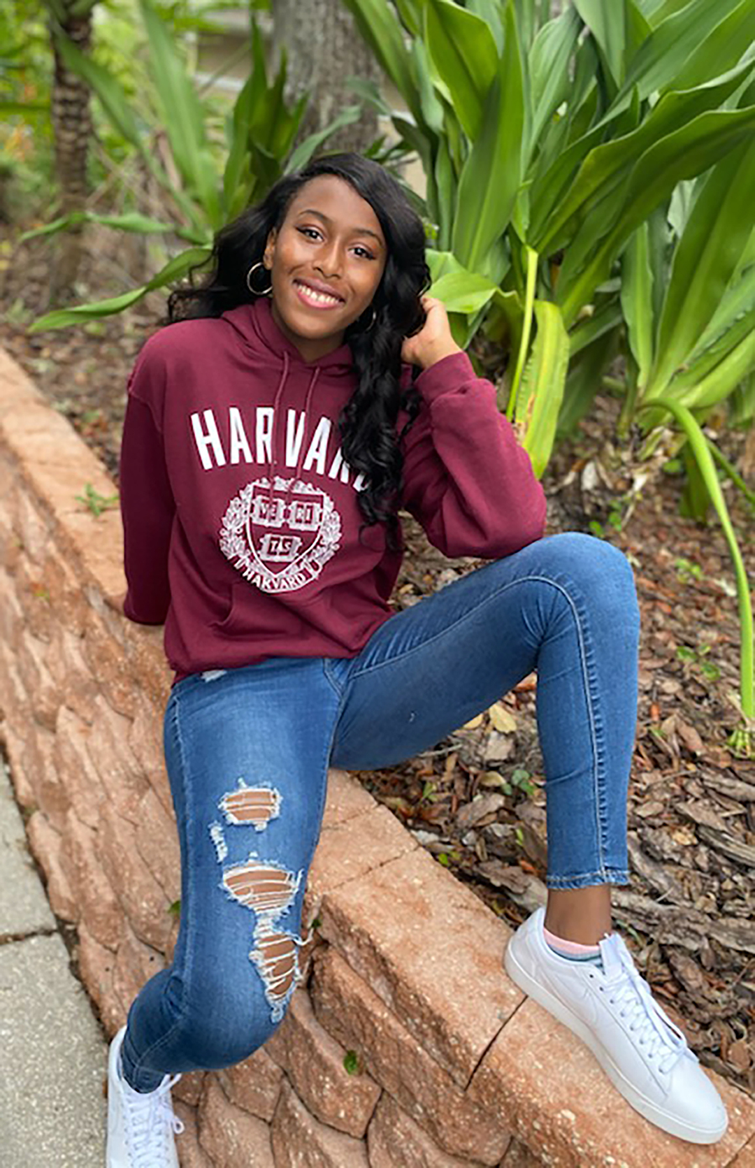 Kaylen Rivers, a senior at the Out-of-Door Academy, can't wait to be at Harvard University to study molecular and cellular biology. Courtesy photo.