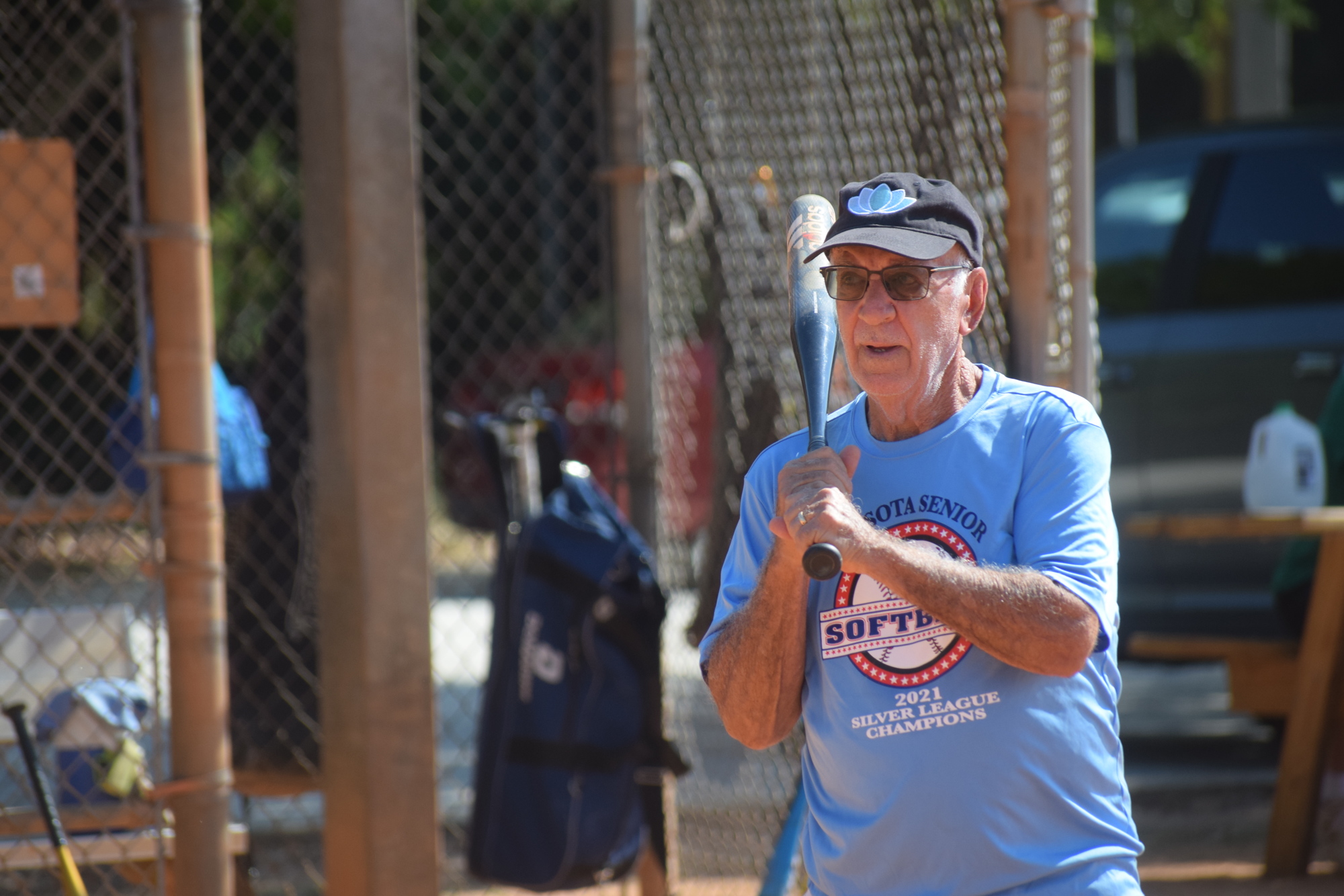 Sarasota's Jack Zimmerman said even at 77, he is trying to learn new skills on the diamond.