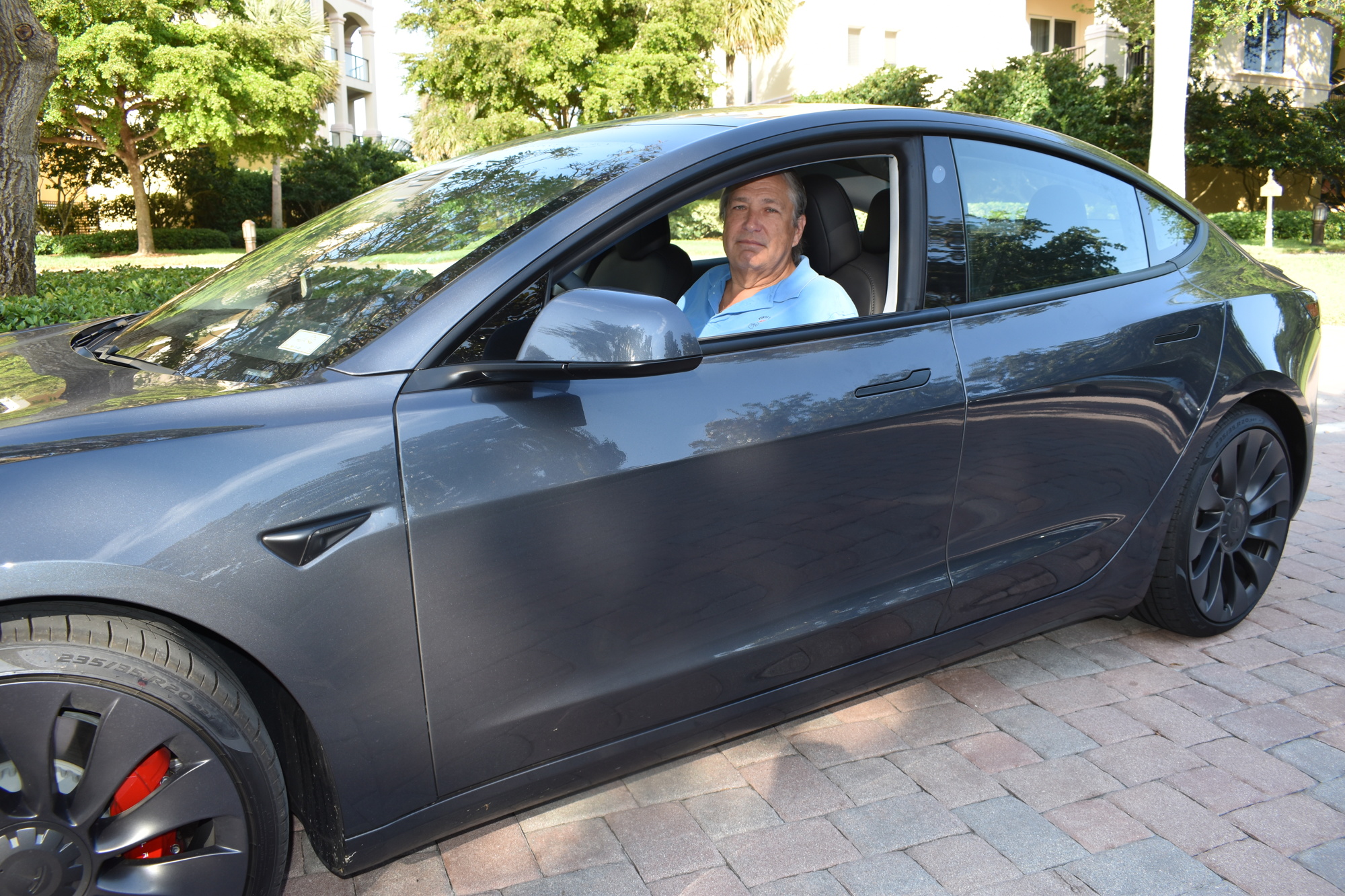 Longboat Key resident Tim Williams bought his Tesla earlier this year.