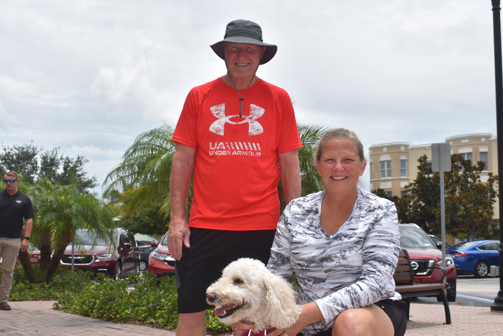 Indigo residents Ron and Lori Lezarescu, pictured with 4-year-old goldendoodle, Gracie, are excited to spend the Fourth in the area for the first time after moving from Wisconsin.