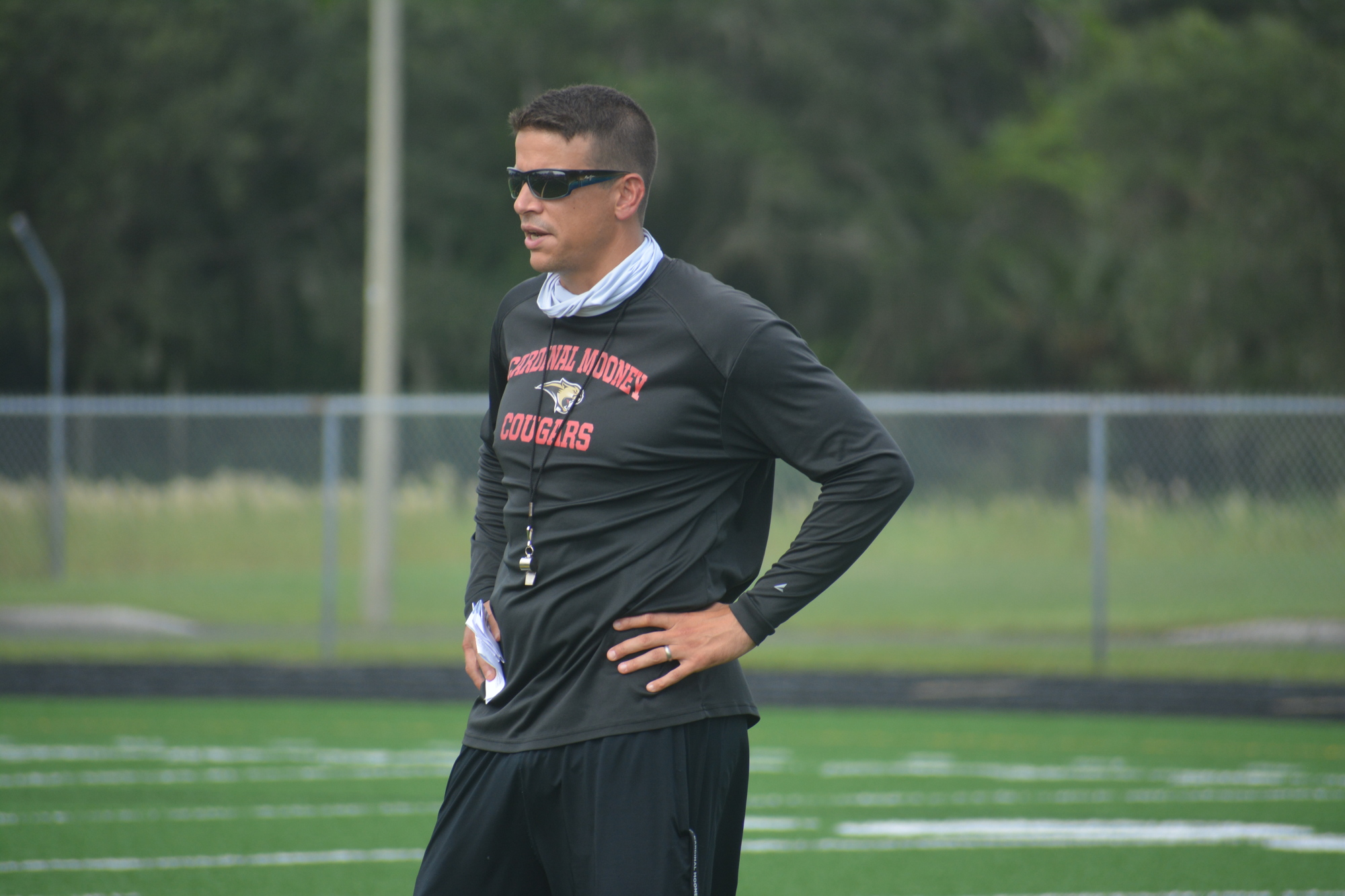 Jared Clark is entering his second season as Cardinal Mooney's football coach.