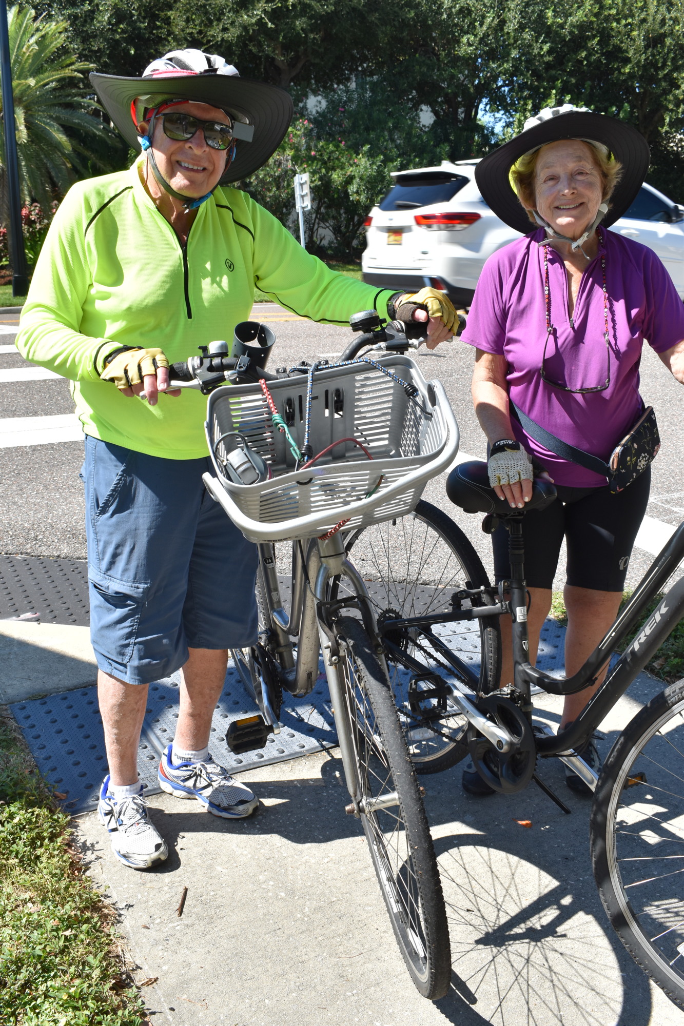Longboat Key residents Sheila and Jack Marks say they wait for cars to stop to safely cross Gulf of Mexico Drive.