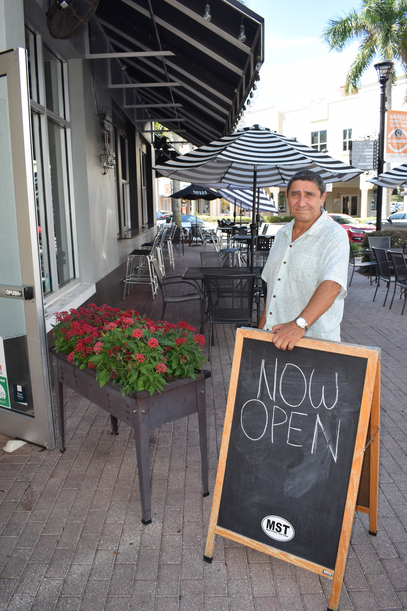 Sergio Di Sarro rushed to open his restaurant after former owner Gary Fennessy closed it Sept. 12 because he didn't want the employees to be out of work.