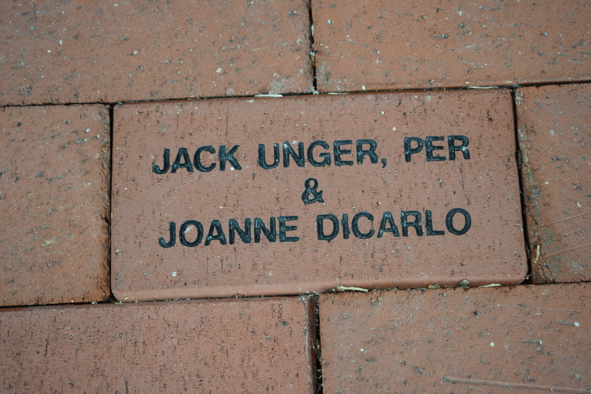 Jack Unger was a founding member of the Lakewood Ranch Elks and a commemorative brick outside the lodge bears his name along with longtime companion Joanne DiCarlo.