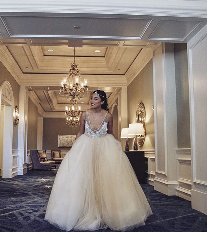 The Opera Gala was not the only event going on at The Ritz-Carlton, Sarasota on Saturday. Lucy Ledezma said 'I do' that night and wedding planner Nicole Kaney posted this sneak peek of the beautiful bride on her big day.